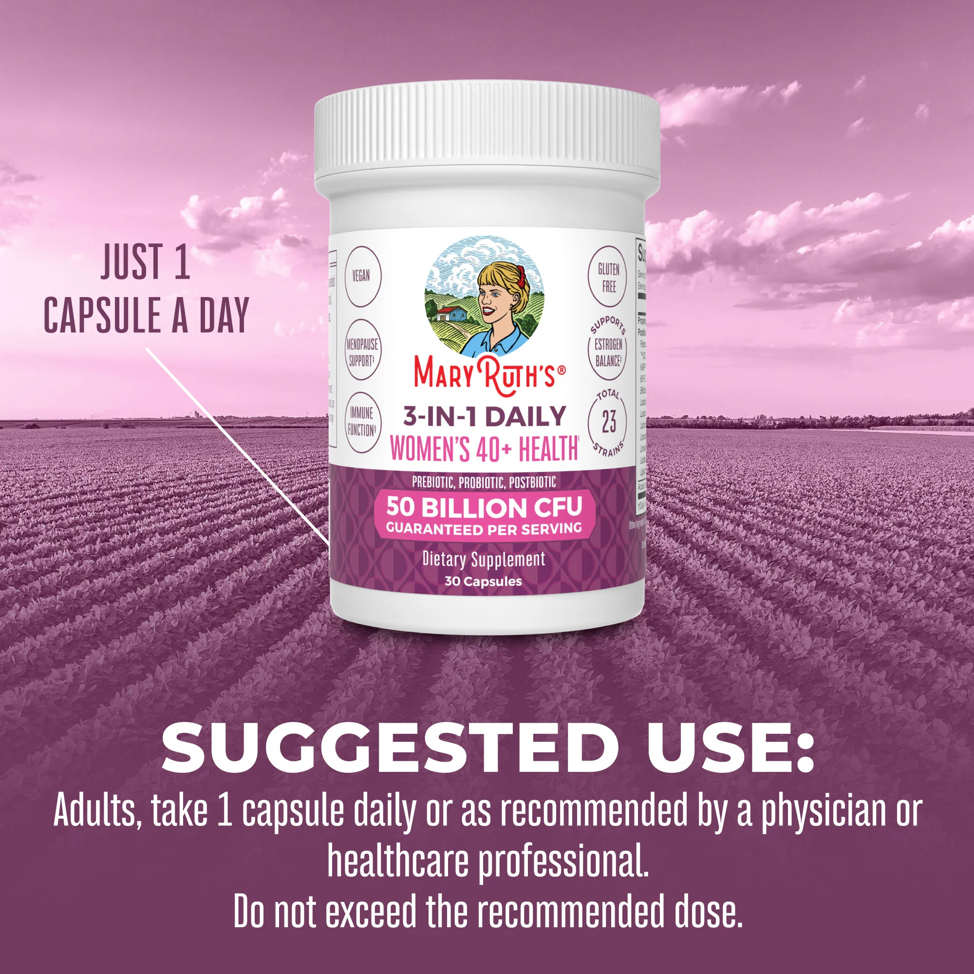 3-in-1 Women's 40+ Daily Health Capsules - Image 4