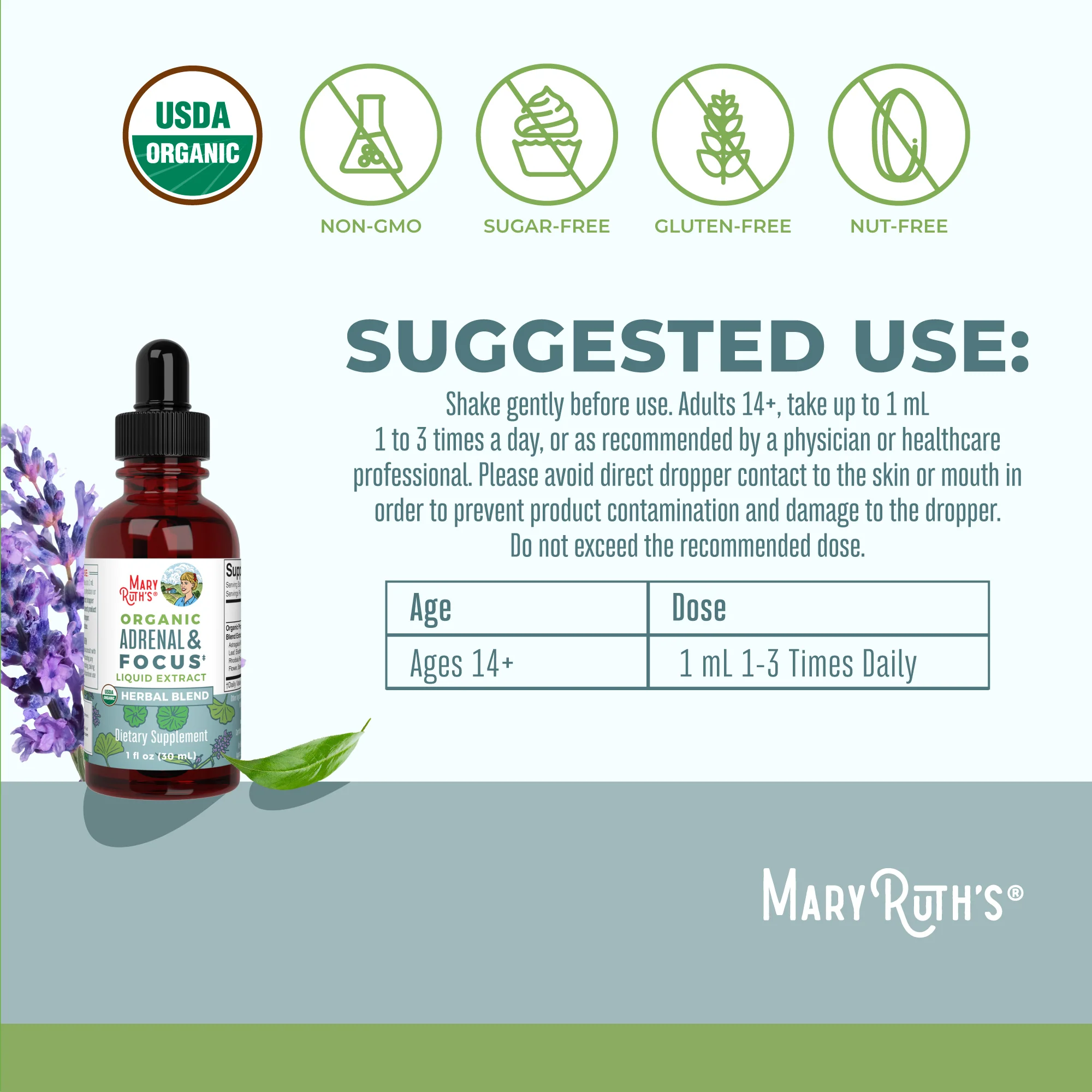Organic Adrenal & Focus Herbal Blend - Image 3