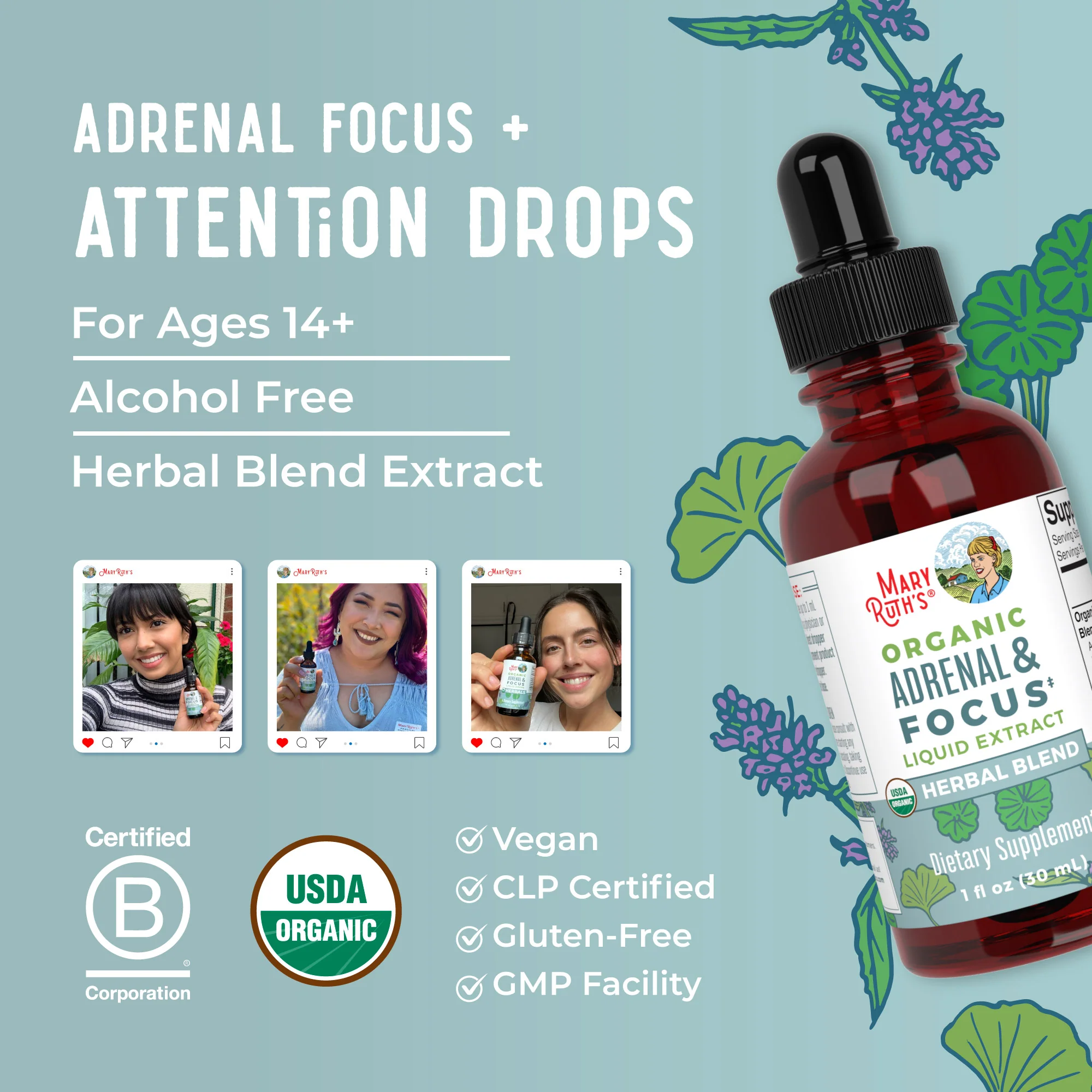 Organic Adrenal & Focus Herbal Blend - Image 8