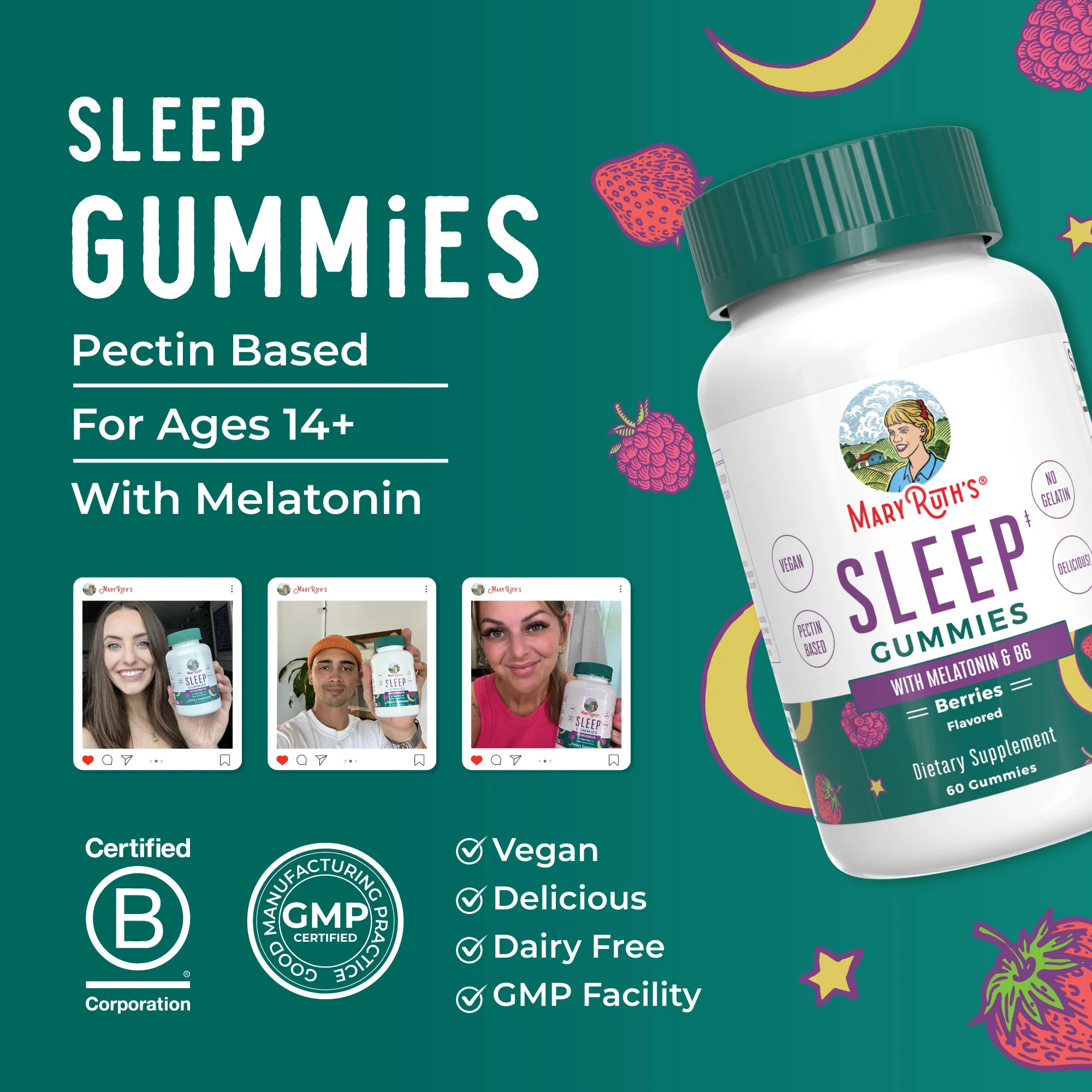 Melatonin Sleep Gummies (Berries) - Image 8