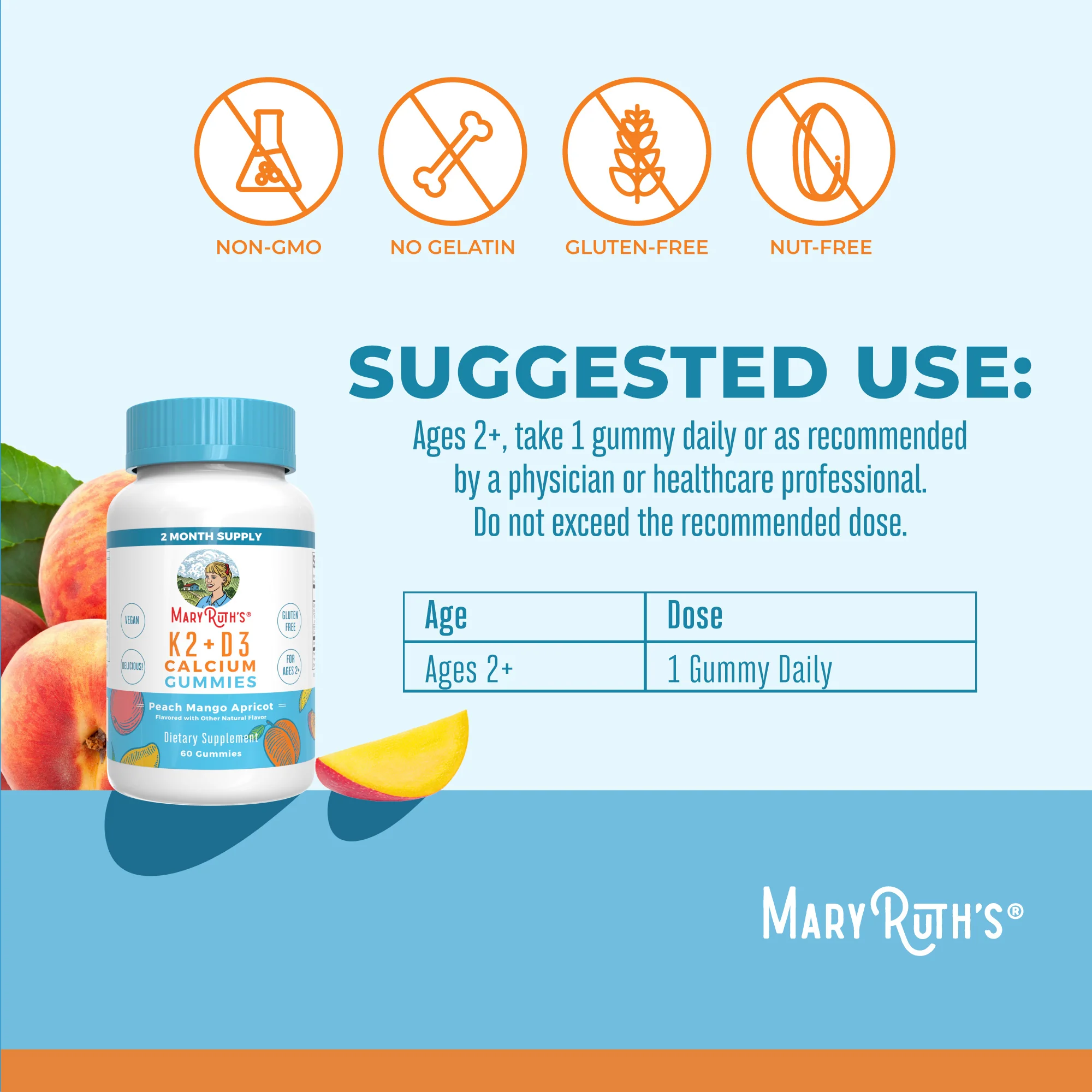 K2 + D3 Calcium Gummies - Image 3