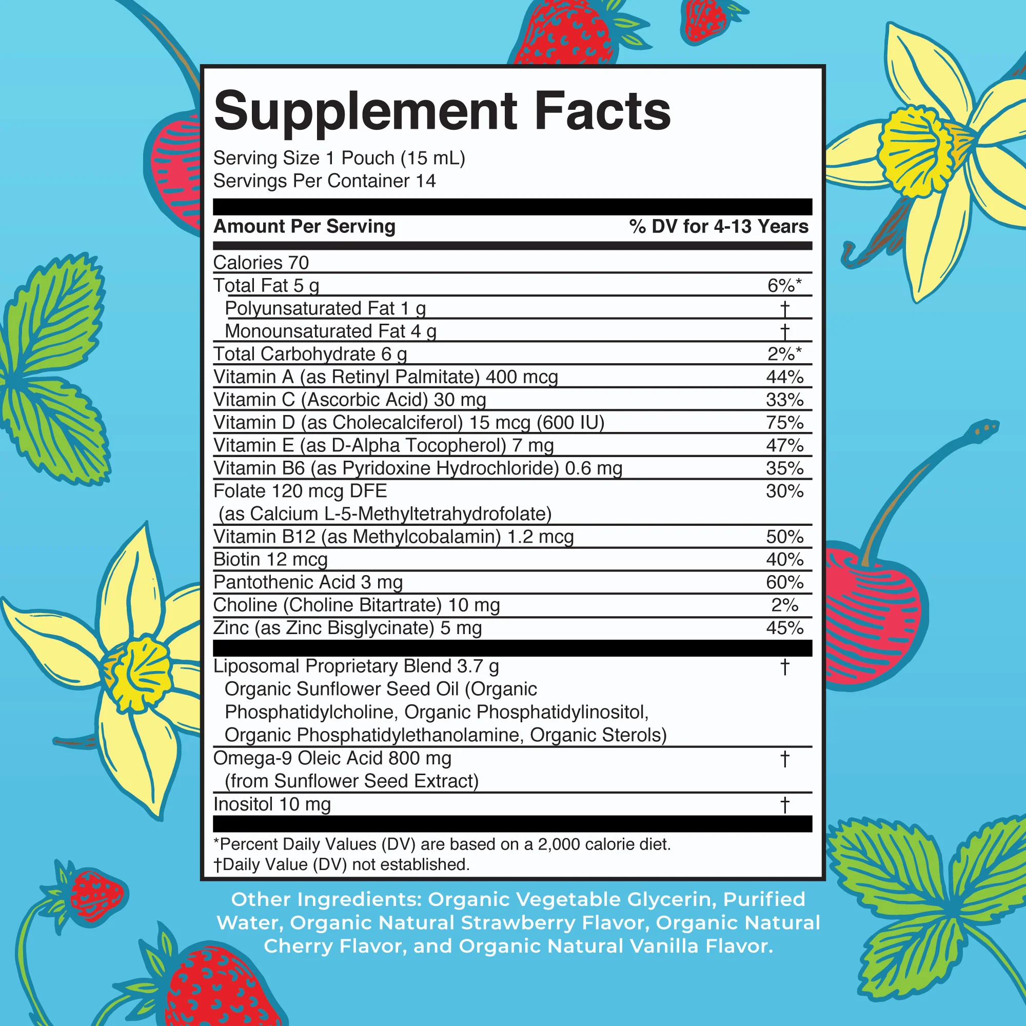 Kids Multivitamin Liposomal Pouches - Image 2