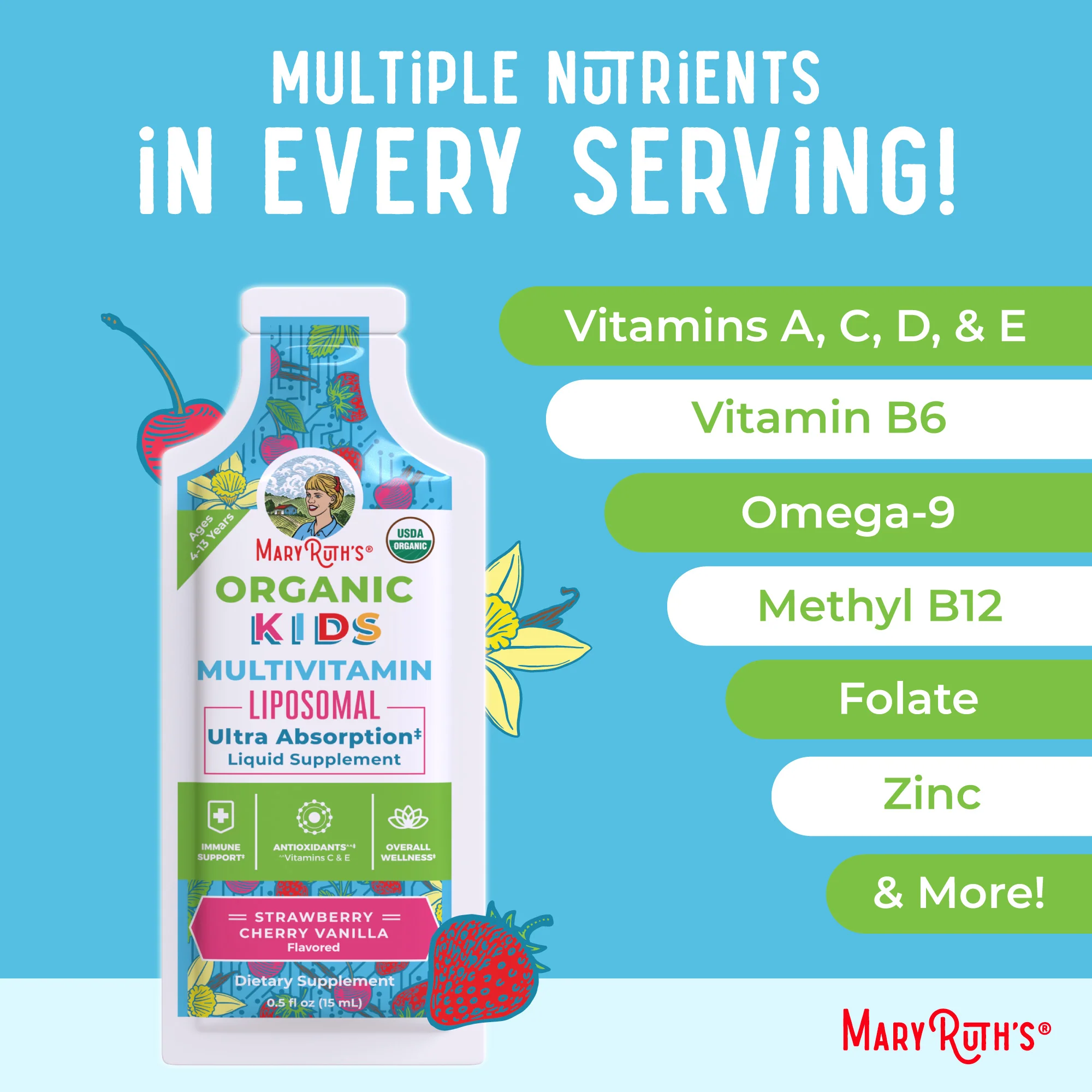 Kids Multivitamin Liposomal Pouches - Image 7