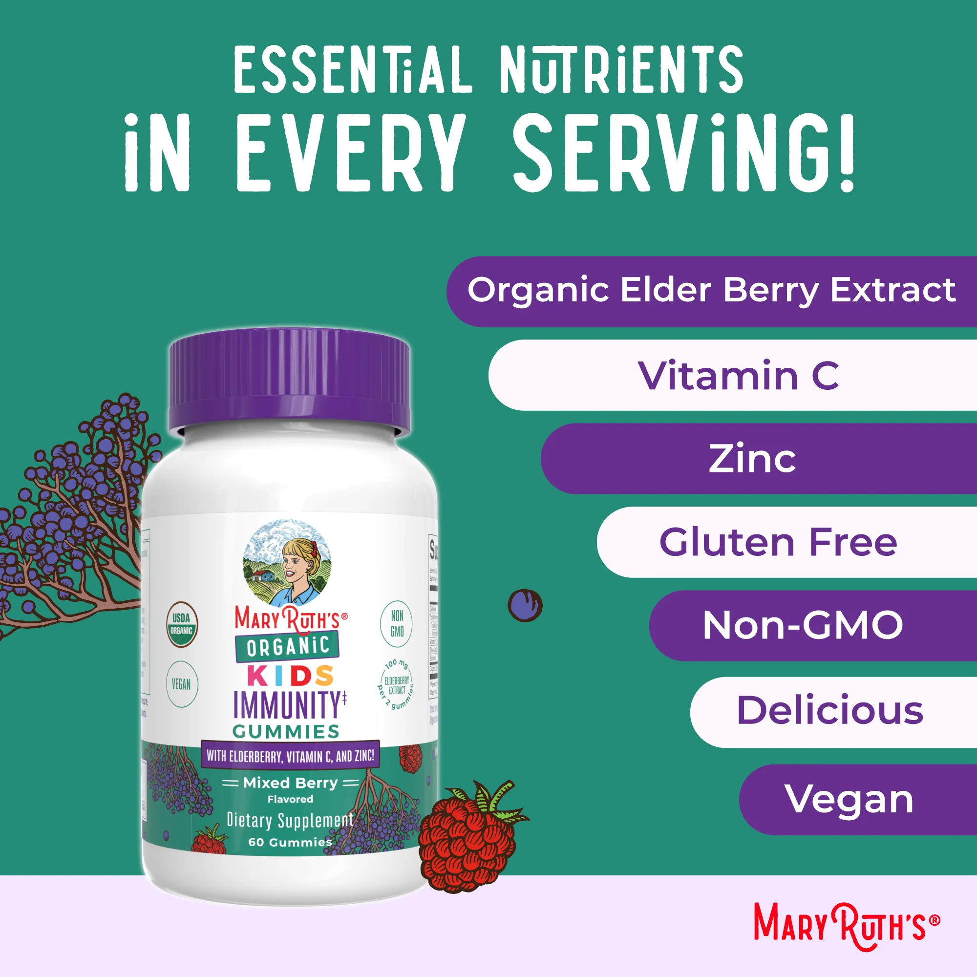 Organic Kids Immunity Gummies - Image 7