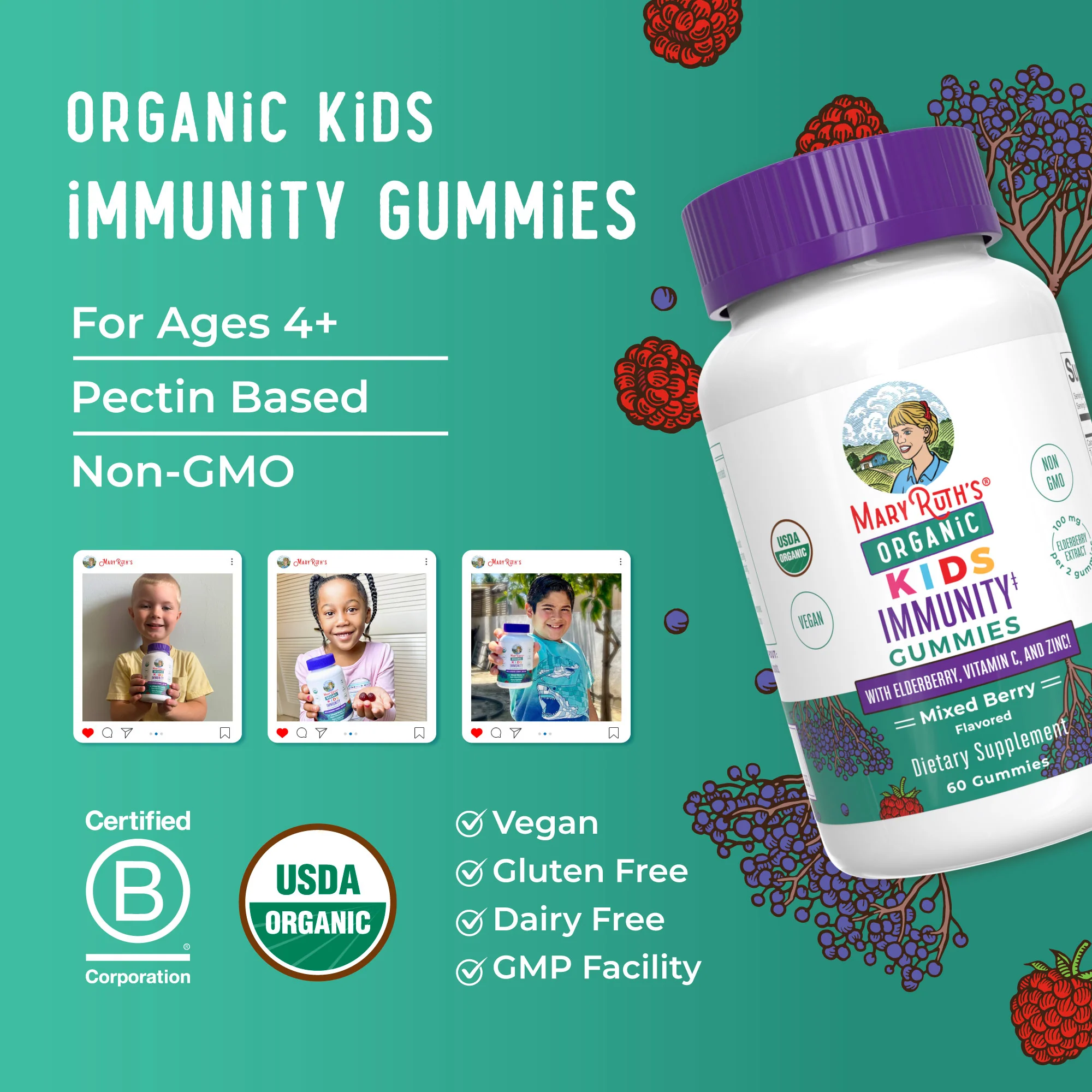 Organic Kids Immunity Gummies - Image 8