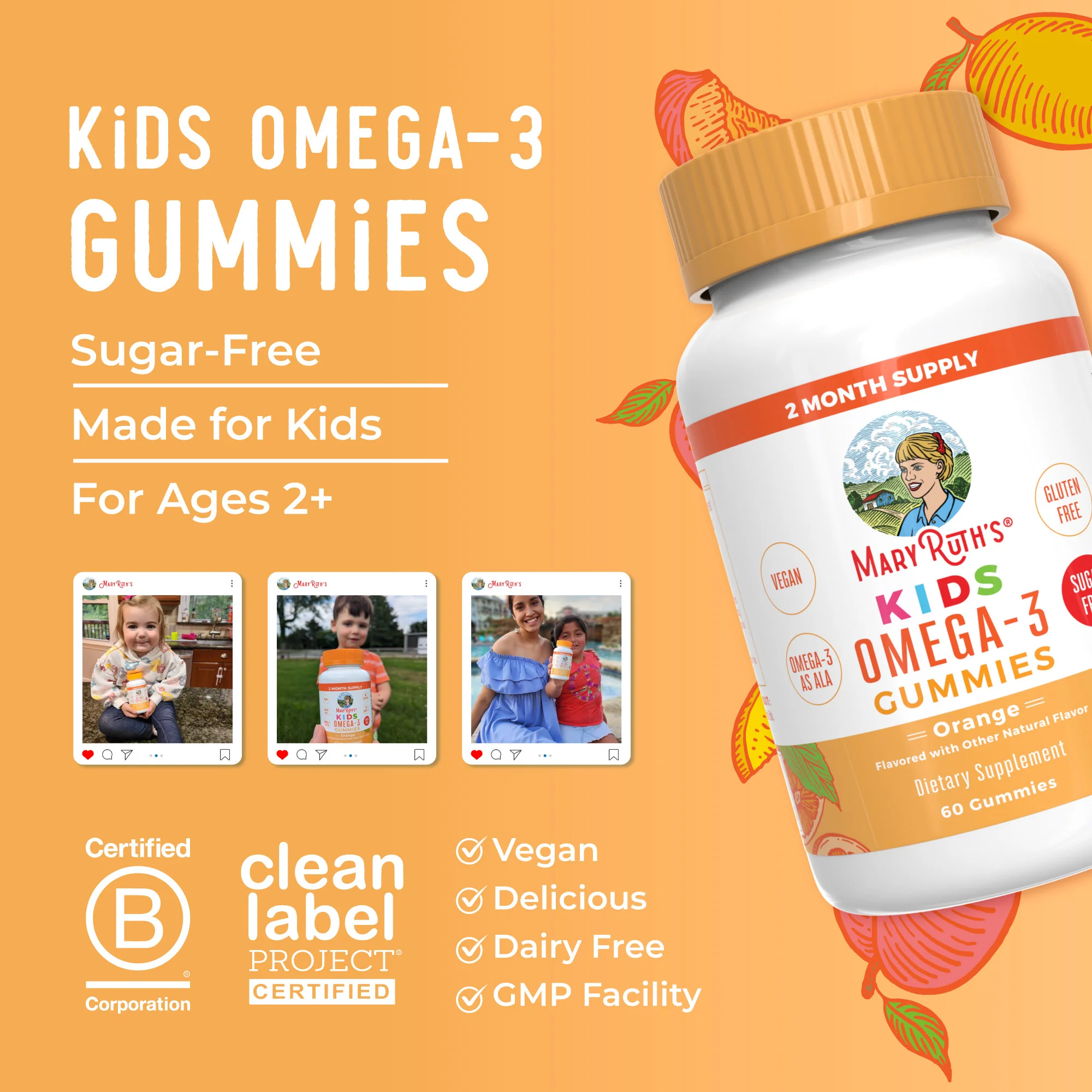 Vegan Kids Omega-3 Gummies - Image 8