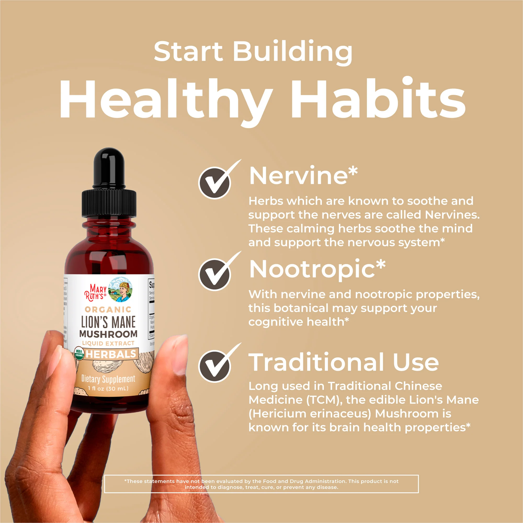 Organic Lion’s Mane Liquid Drops - Image 5