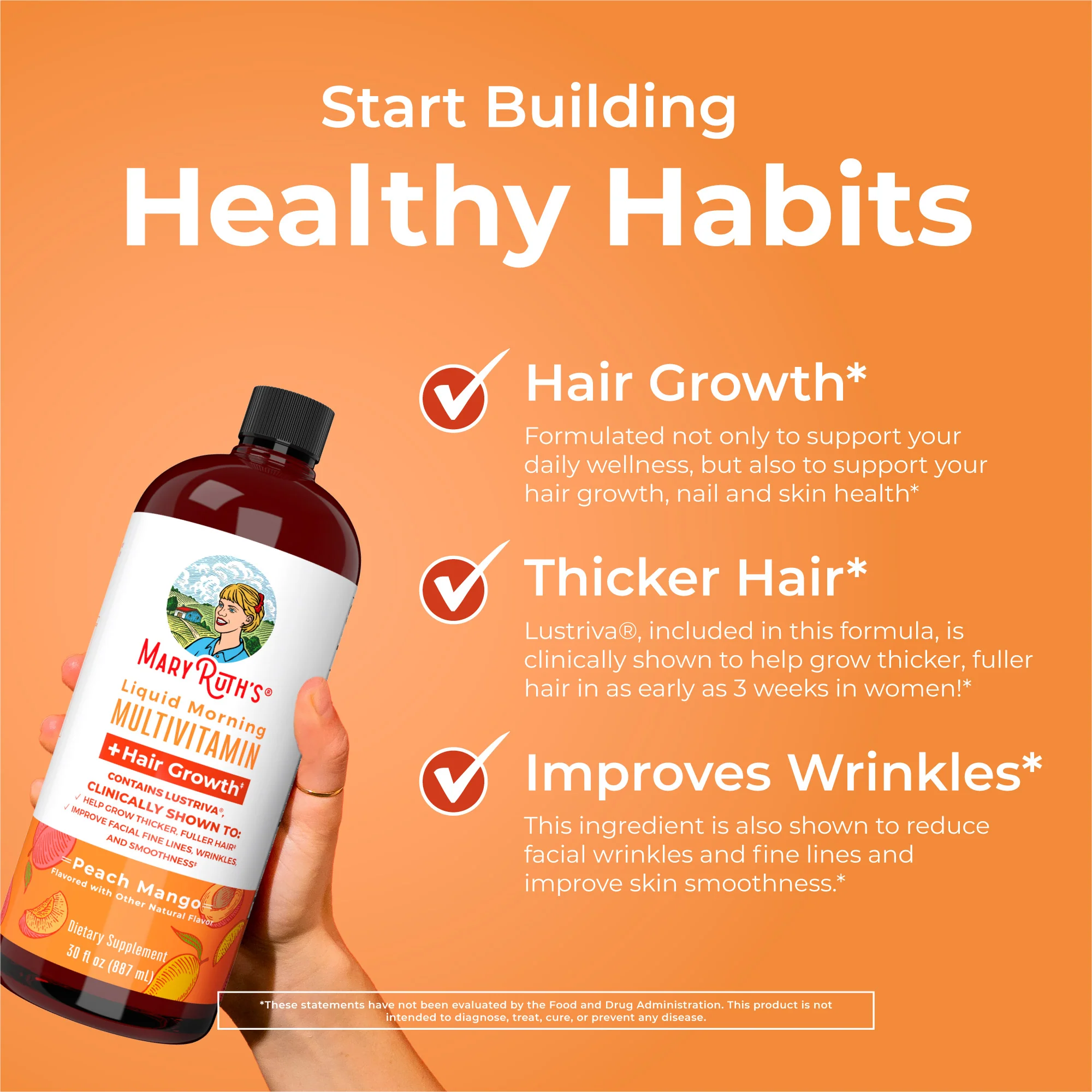 Liquid Morning Multivitamin + Hair Growth (3-Pack) - Image 5