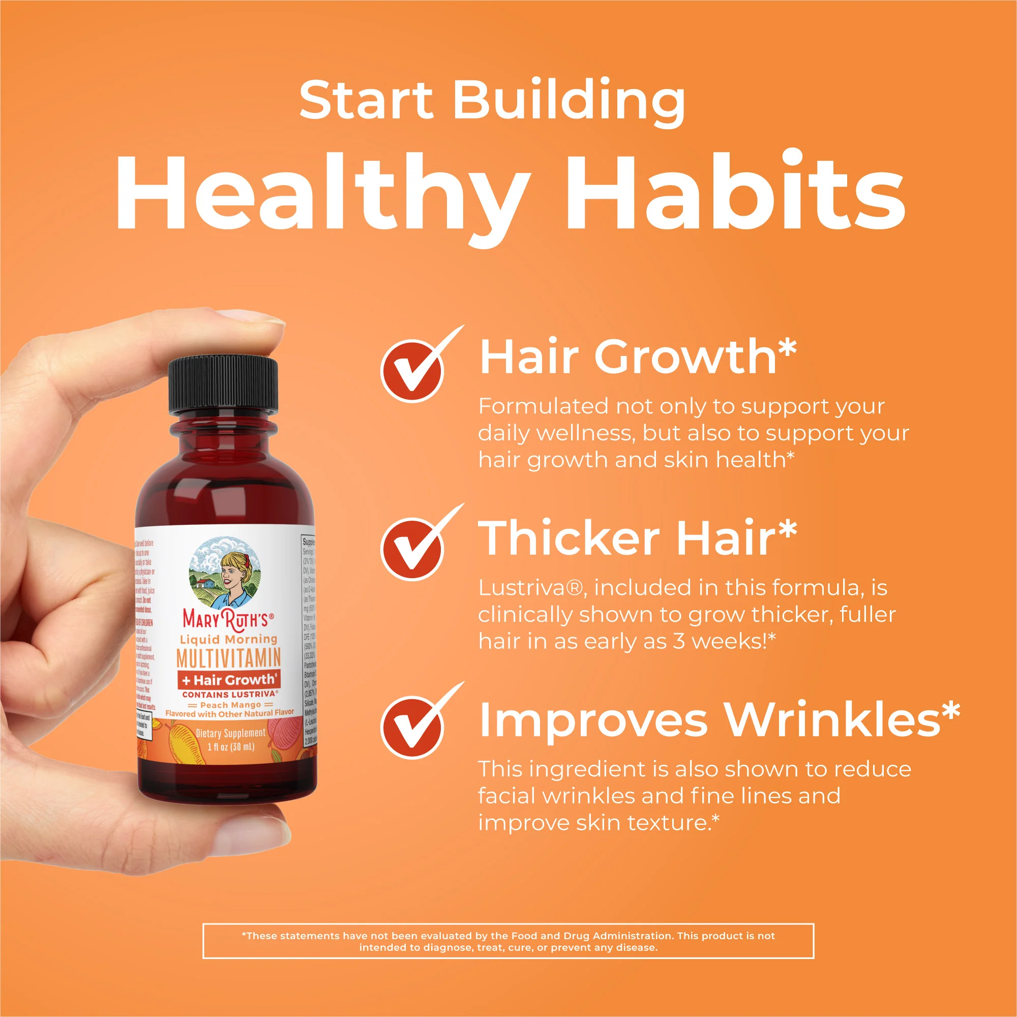Liquid Morning Multivitamin + Hair Growth Travel Pack - Image 5