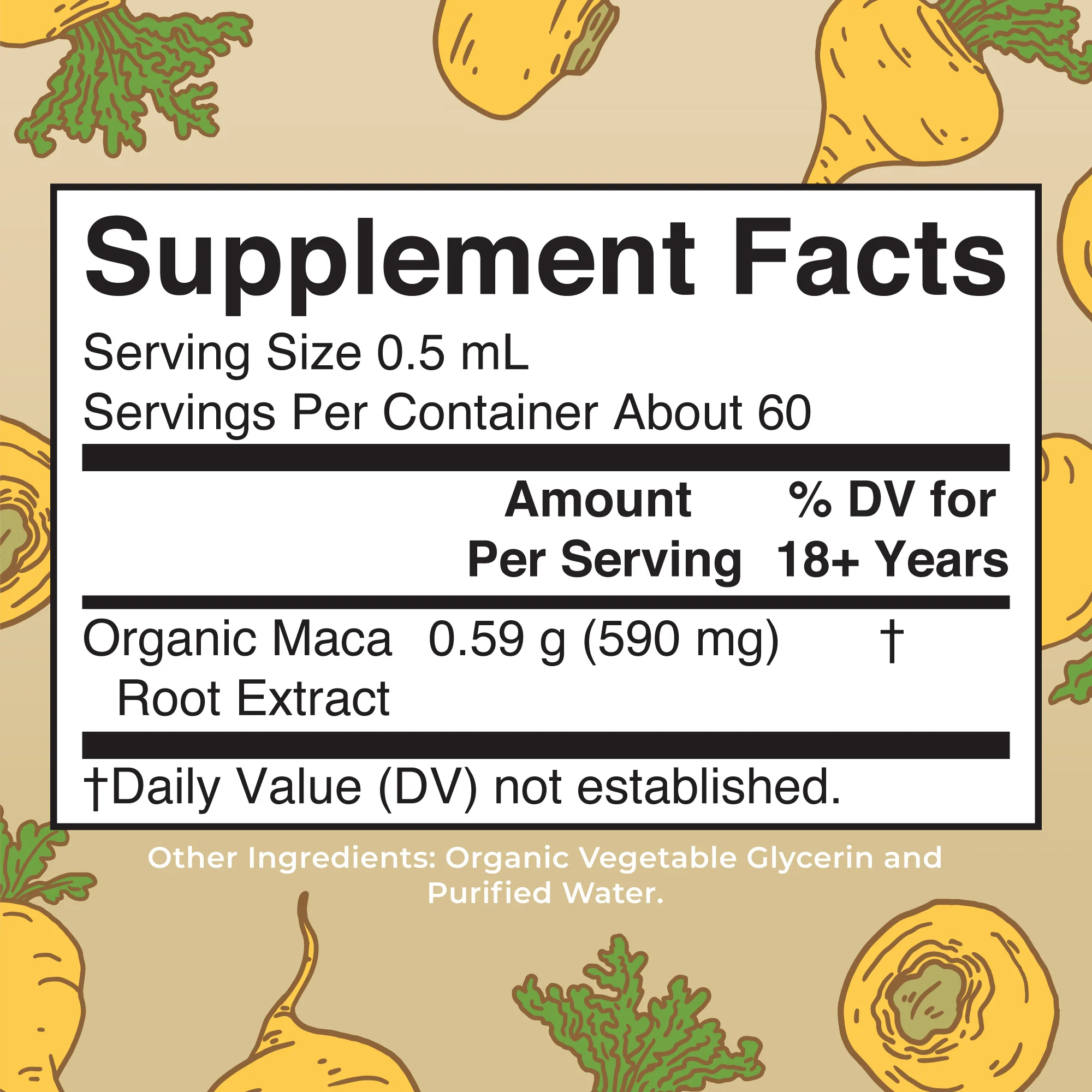 Organic Maca Root Liquid Drops - Image 2