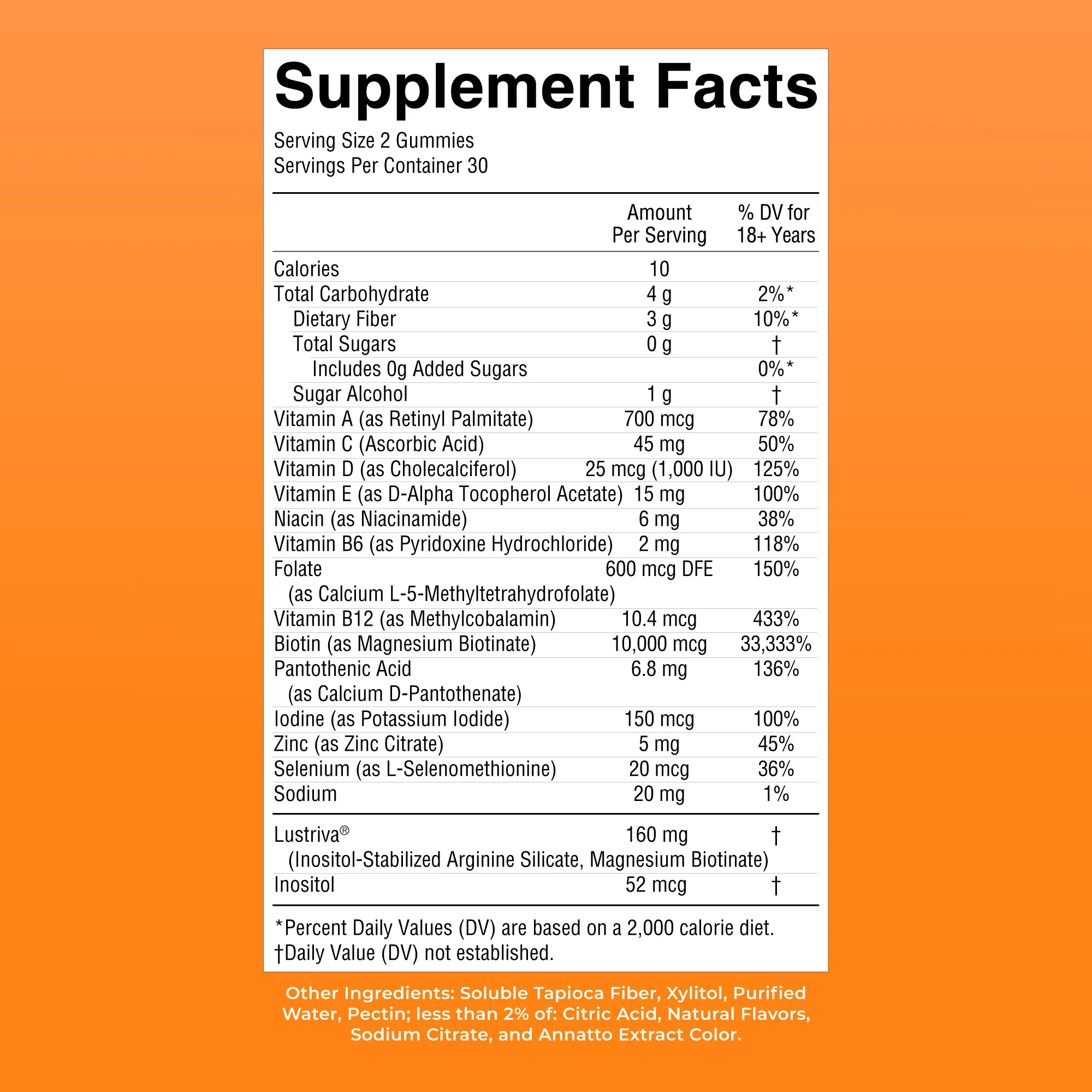 Multivitamin + Hair Growth Gummies - Image 9