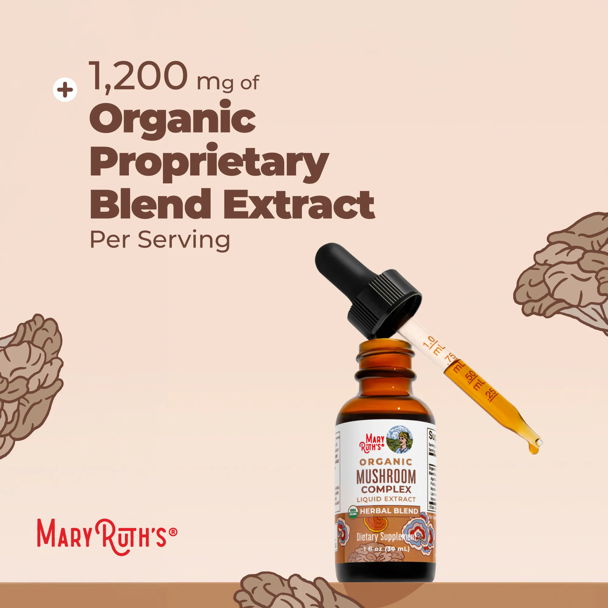 Organic Mushroom Complex Liquid Drops - Image 7