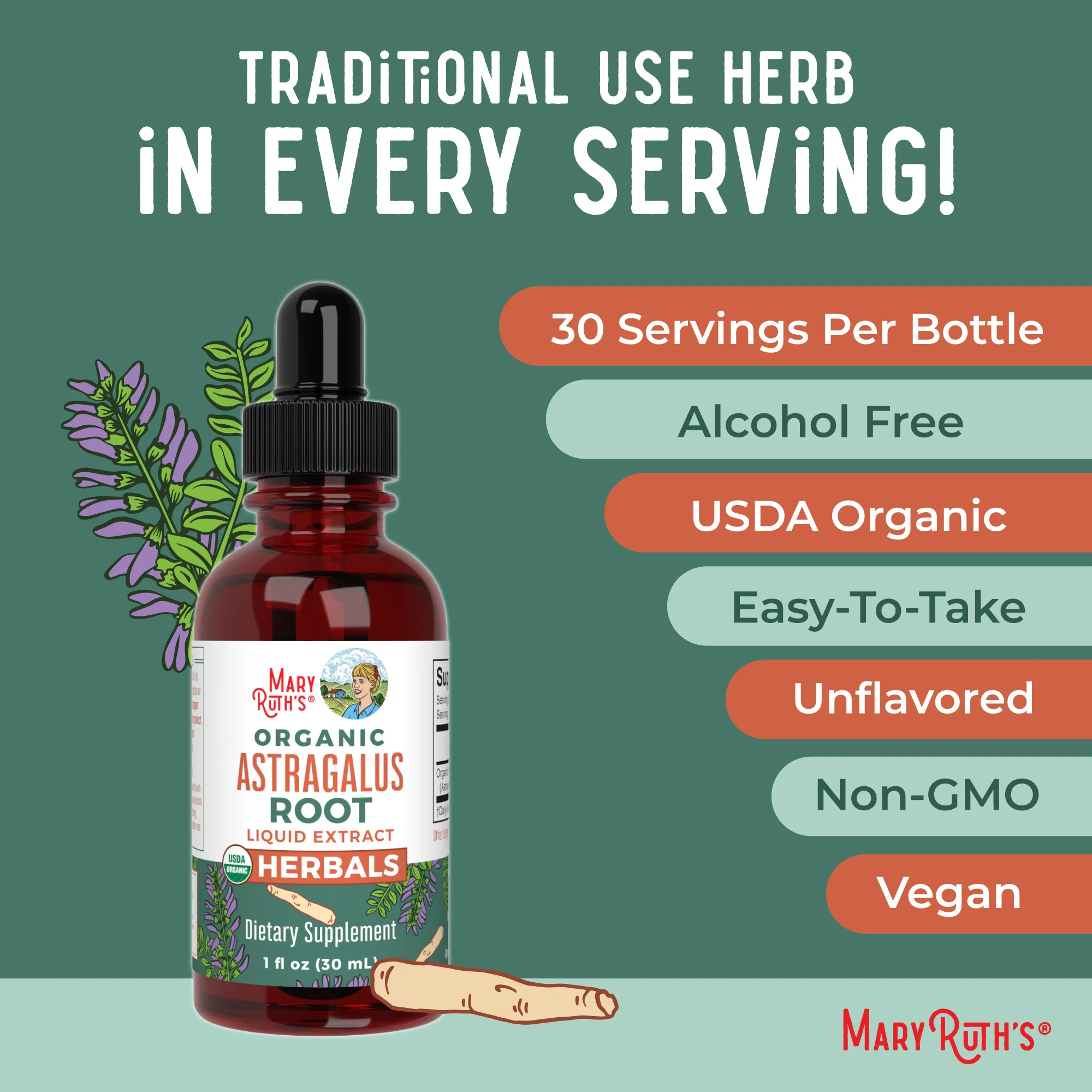 Organic Astragalus Root Herbal Drops - Image 7
