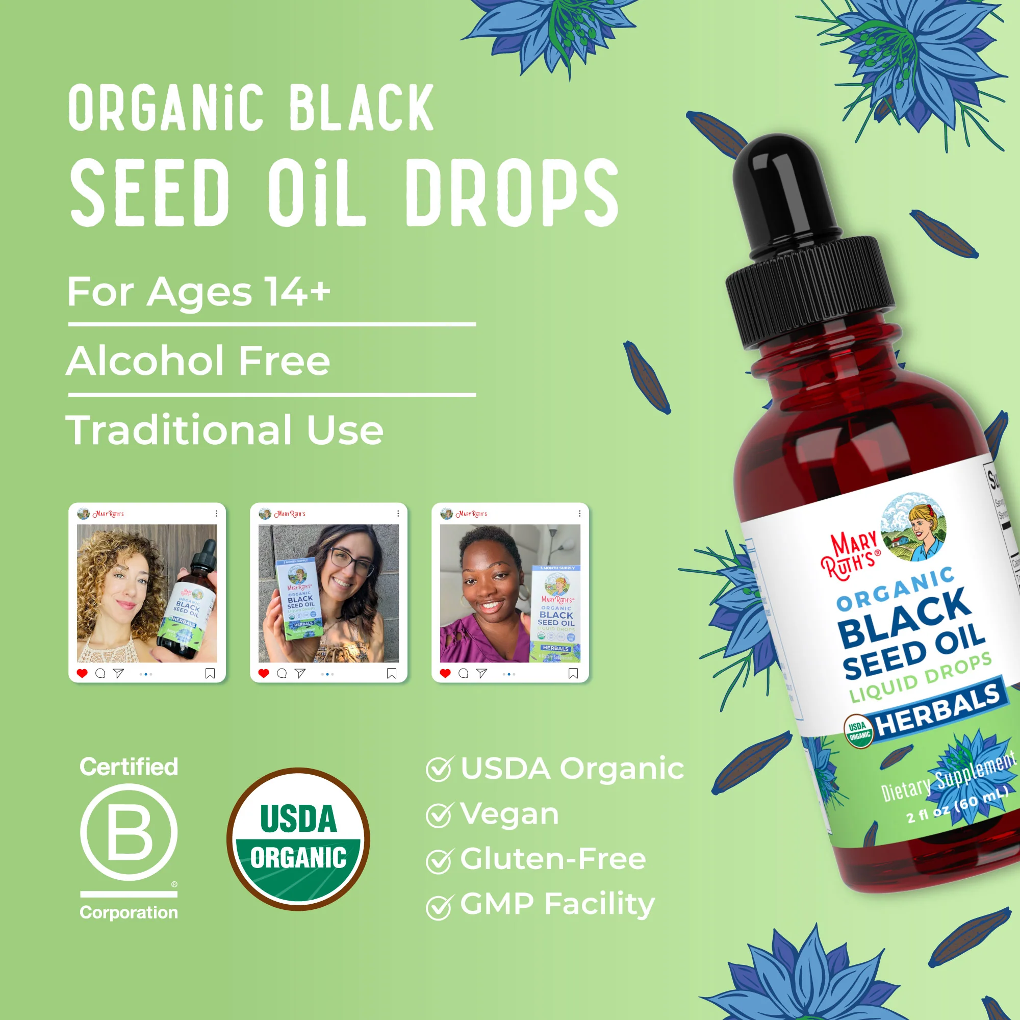 Organic Black Seed Oil Liquid Drops - Image 8
