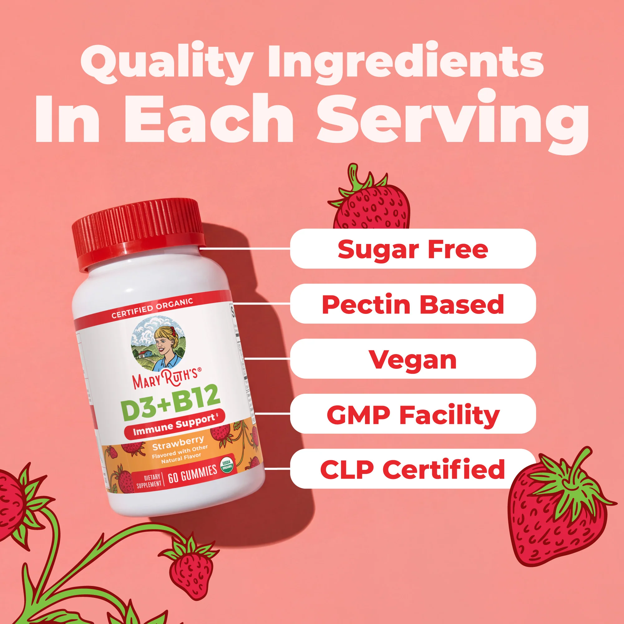 Organic D3+B12 Gummies - Image 5