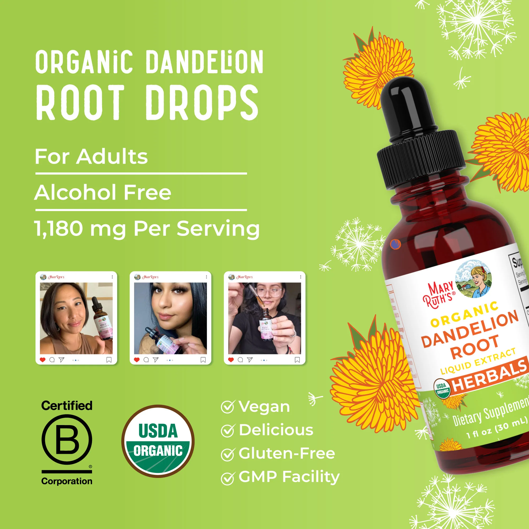 Organic Dandelion Root Liquid Extract - Image 8