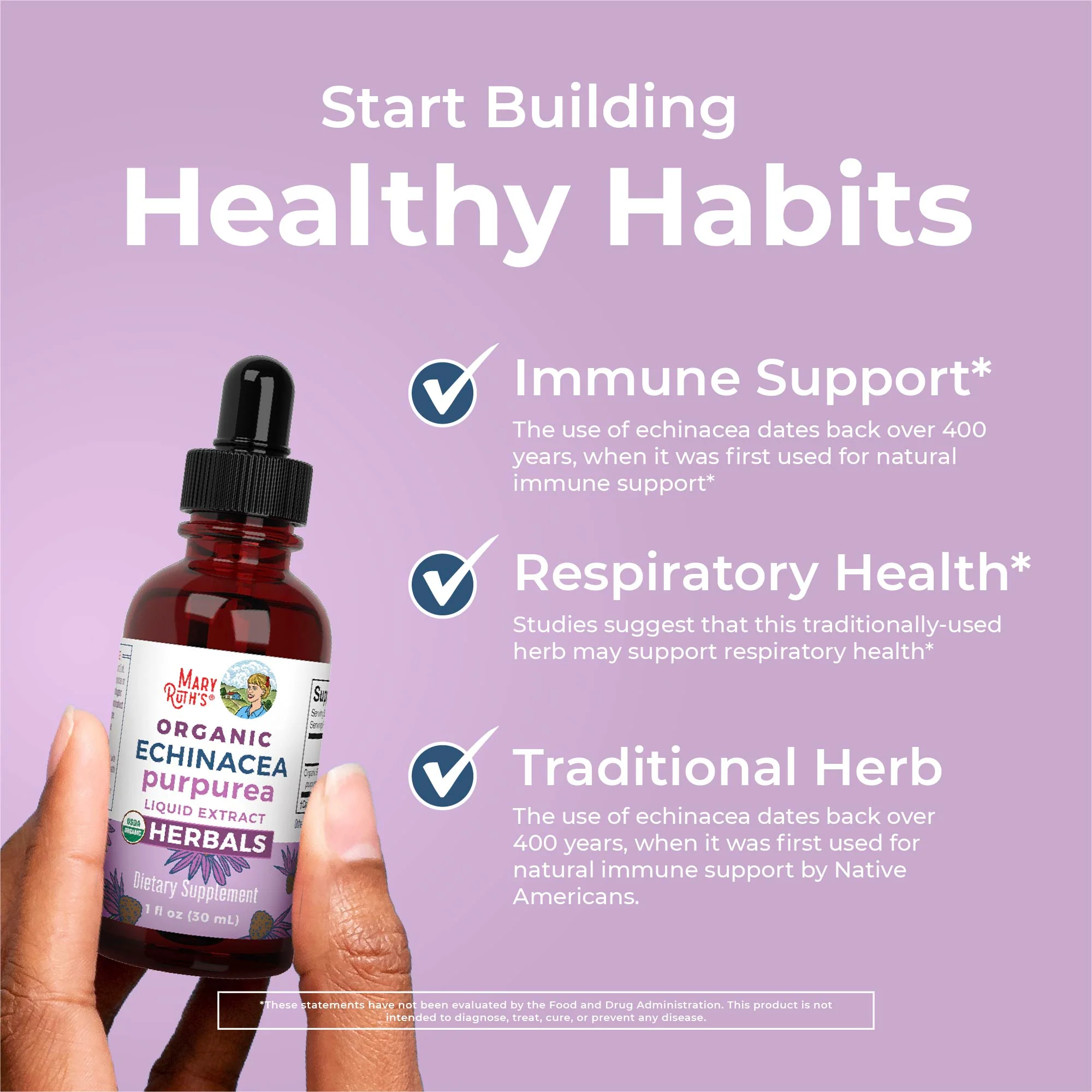 Organic Echinacea Purpurea Herbal Liquid Drops - Image 5