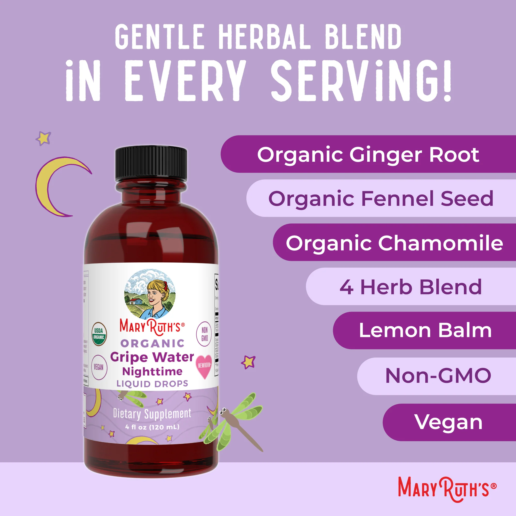 Organic Gripe Water Nighttime Liquid Drops - Image 7