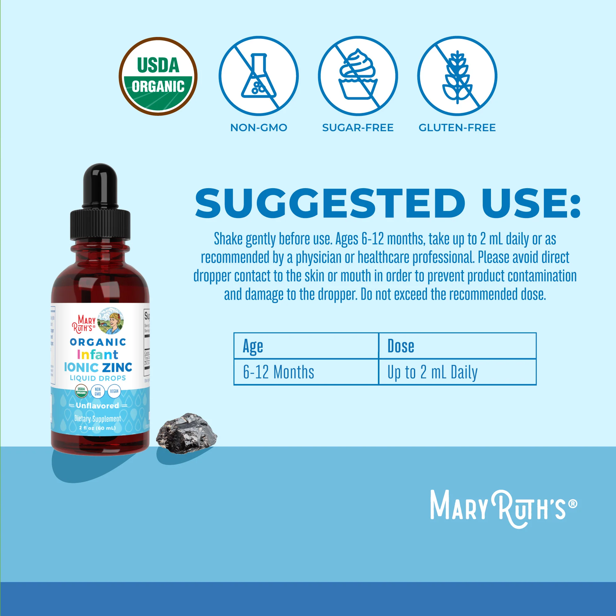 Organic Infant Liquid Zinc - Image 3