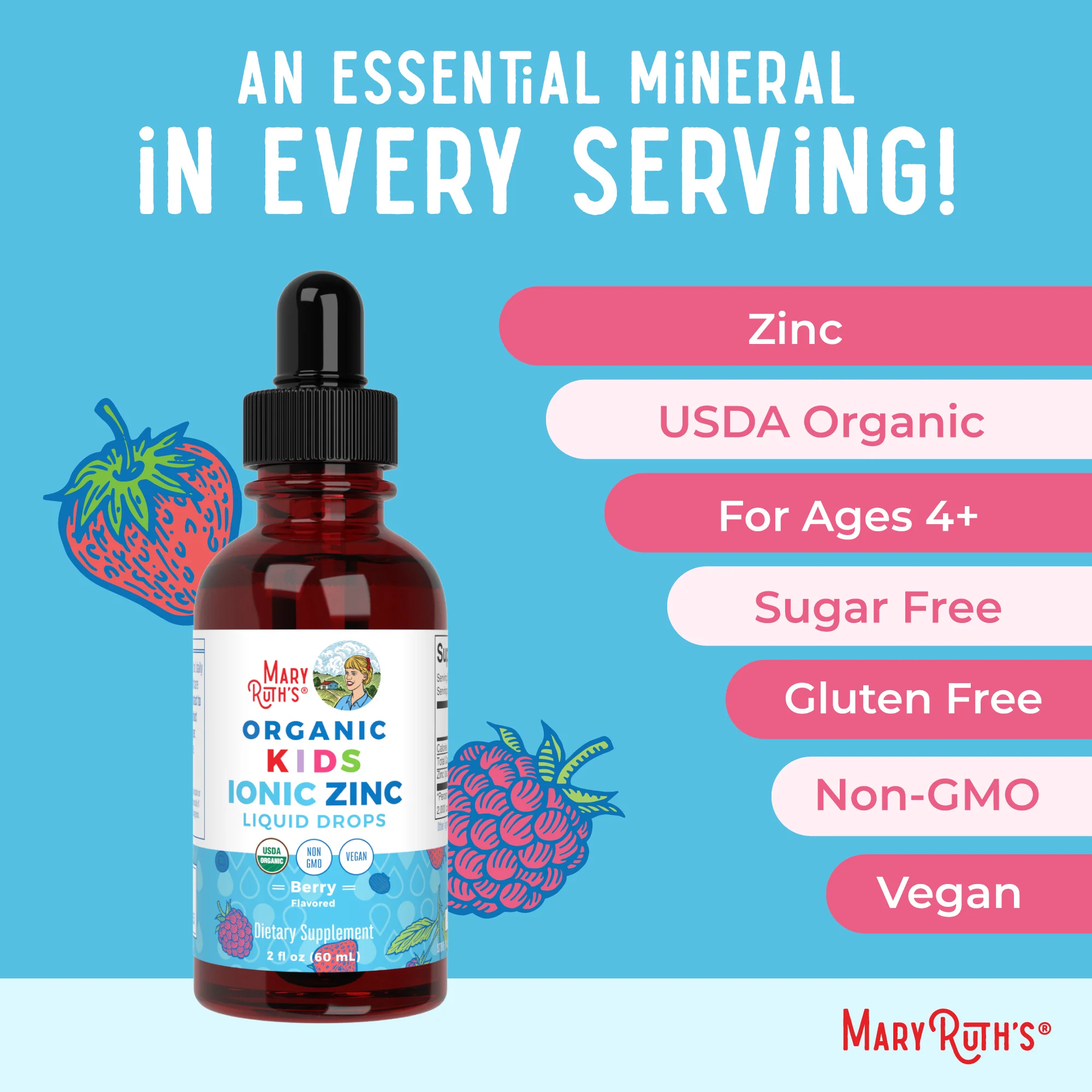 Organic Kids Ionic Zinc Liquid Drops - Image 7