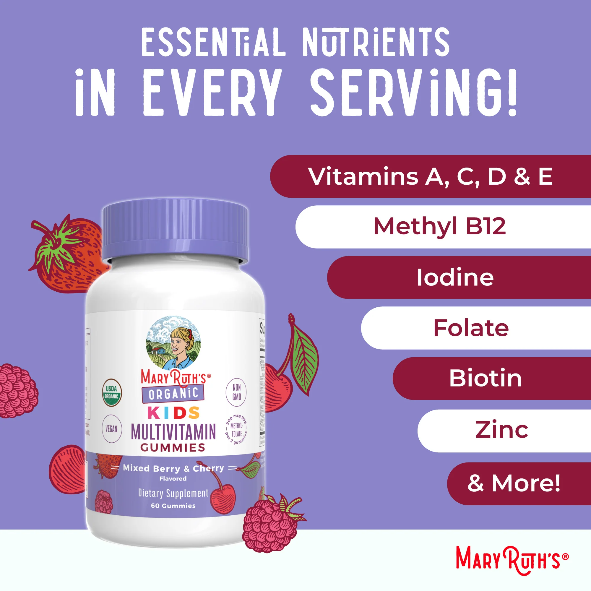 Organic Kids Multivitamin Gummies - Image 7
