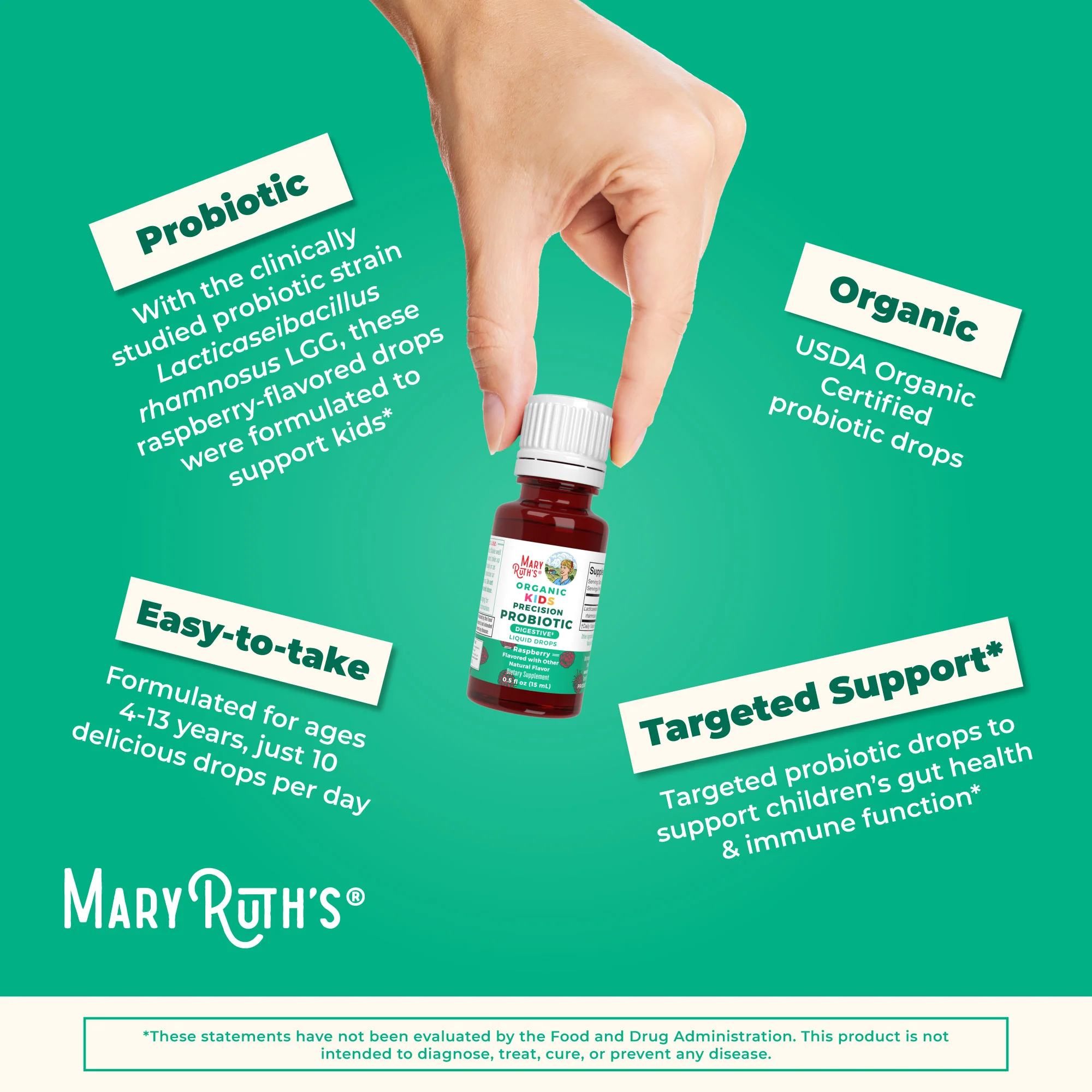 Organic Kids Precision Probiotic Digestive Liquid Drops - Image 9