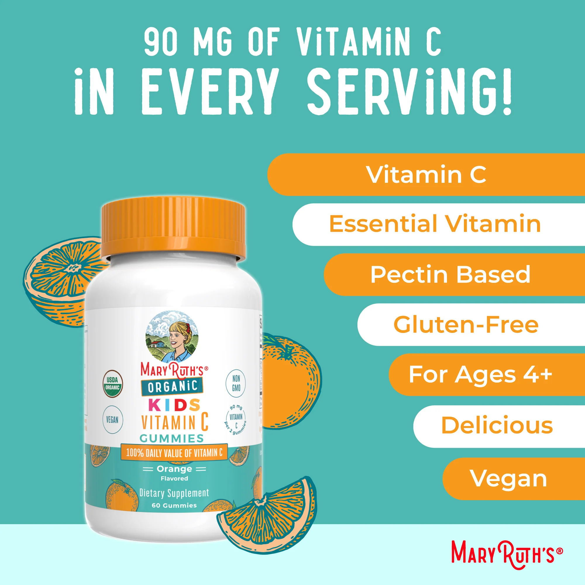 Organic Kids Vitamin C Gummies - Image 7