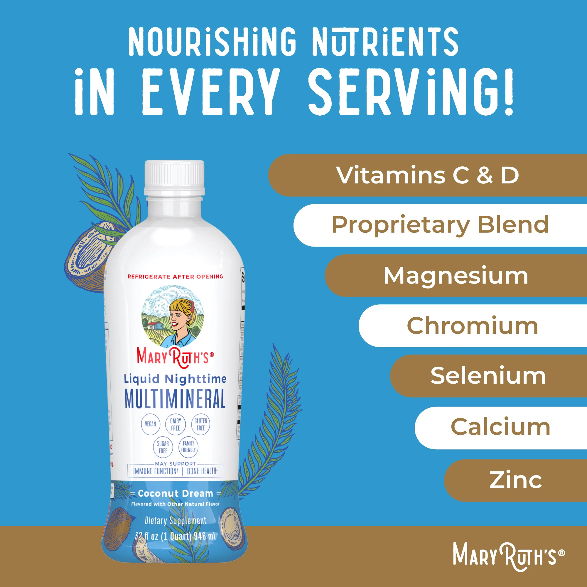 Liquid Nighttime Multimineral (Coconut) - Image 7