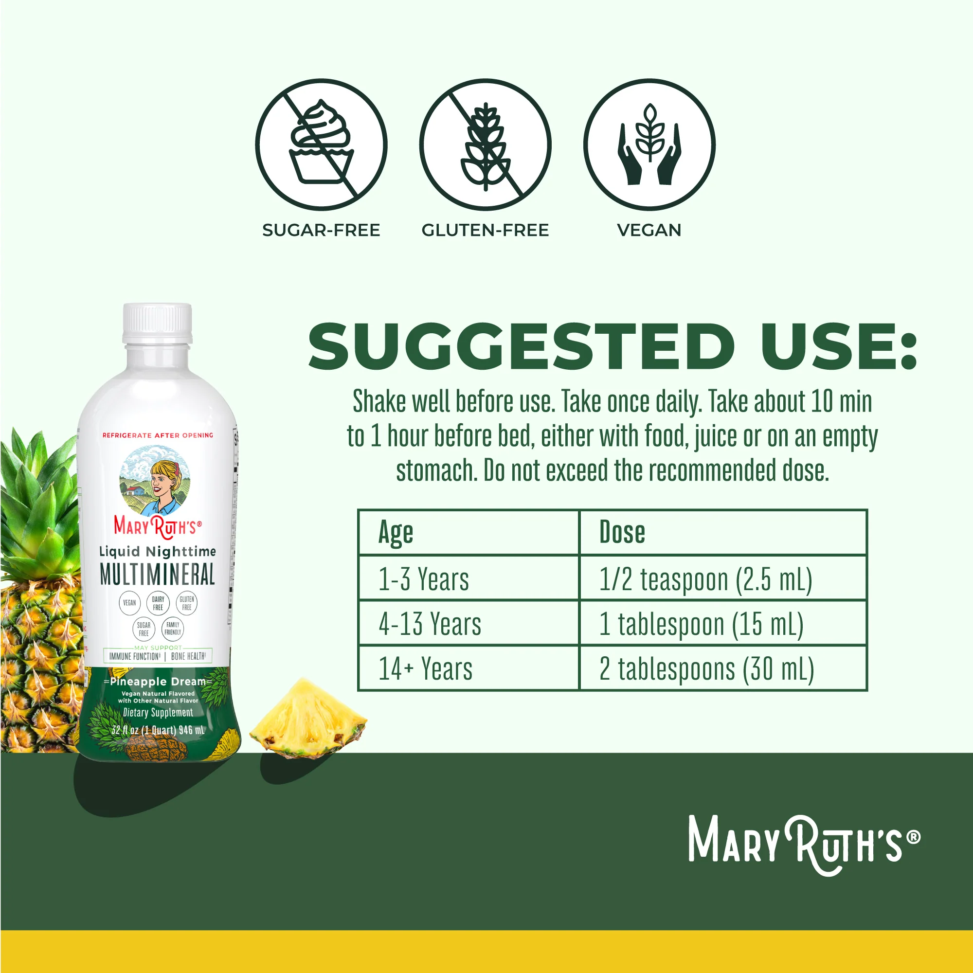 Liquid Nighttime Multimineral (Pineapple) - Image 3