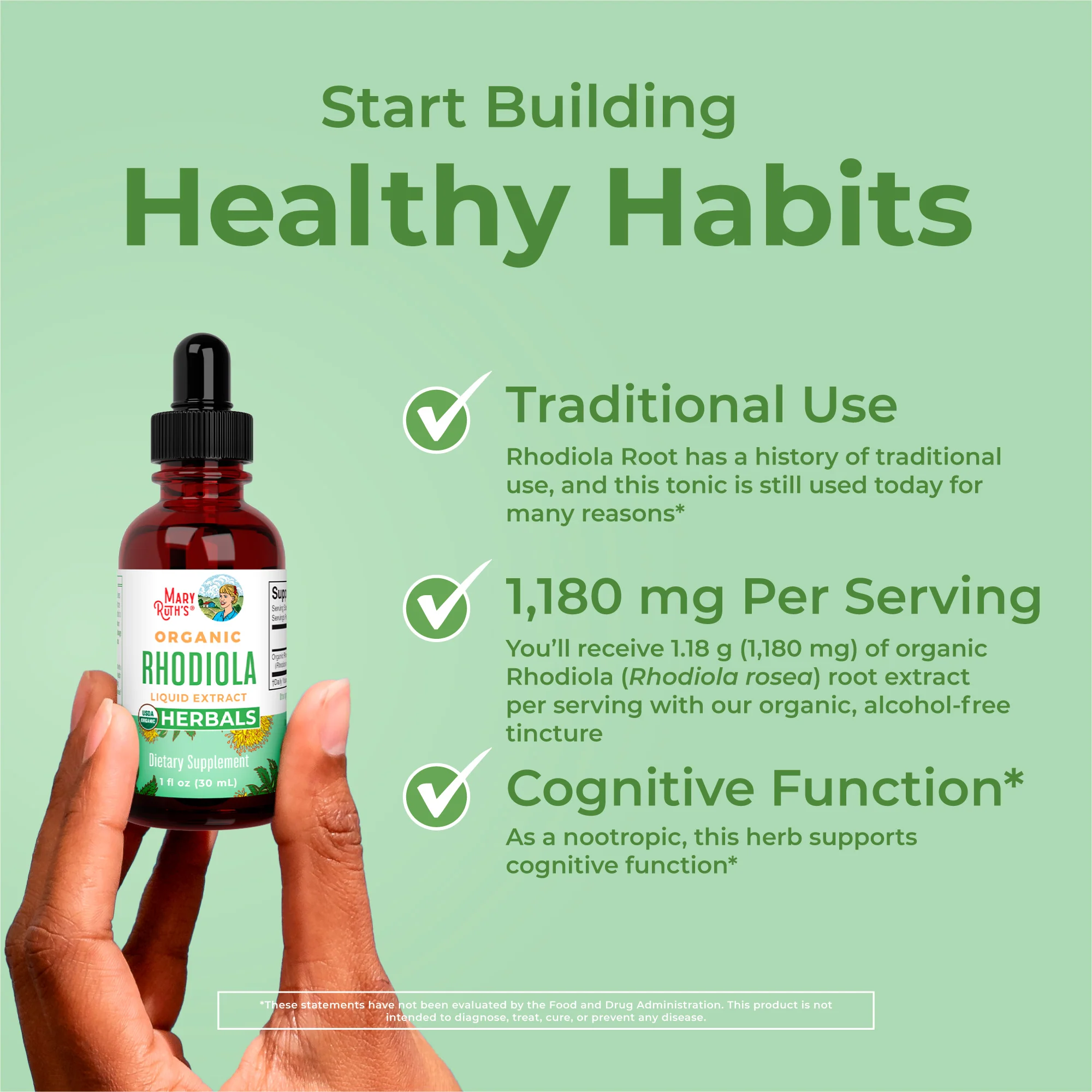Organic Rhodiola Root Liquid Extract - Image 5