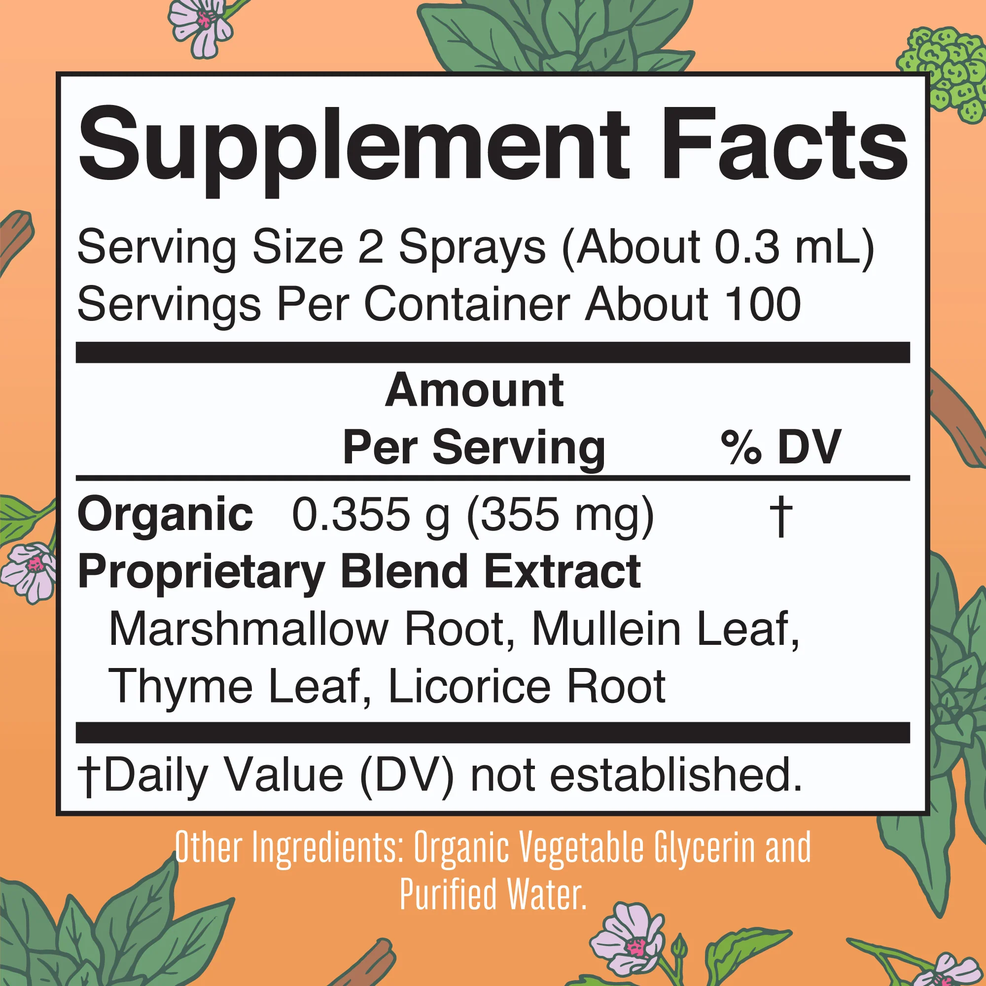Organic Throat Spray (Unflavored) - Image 2