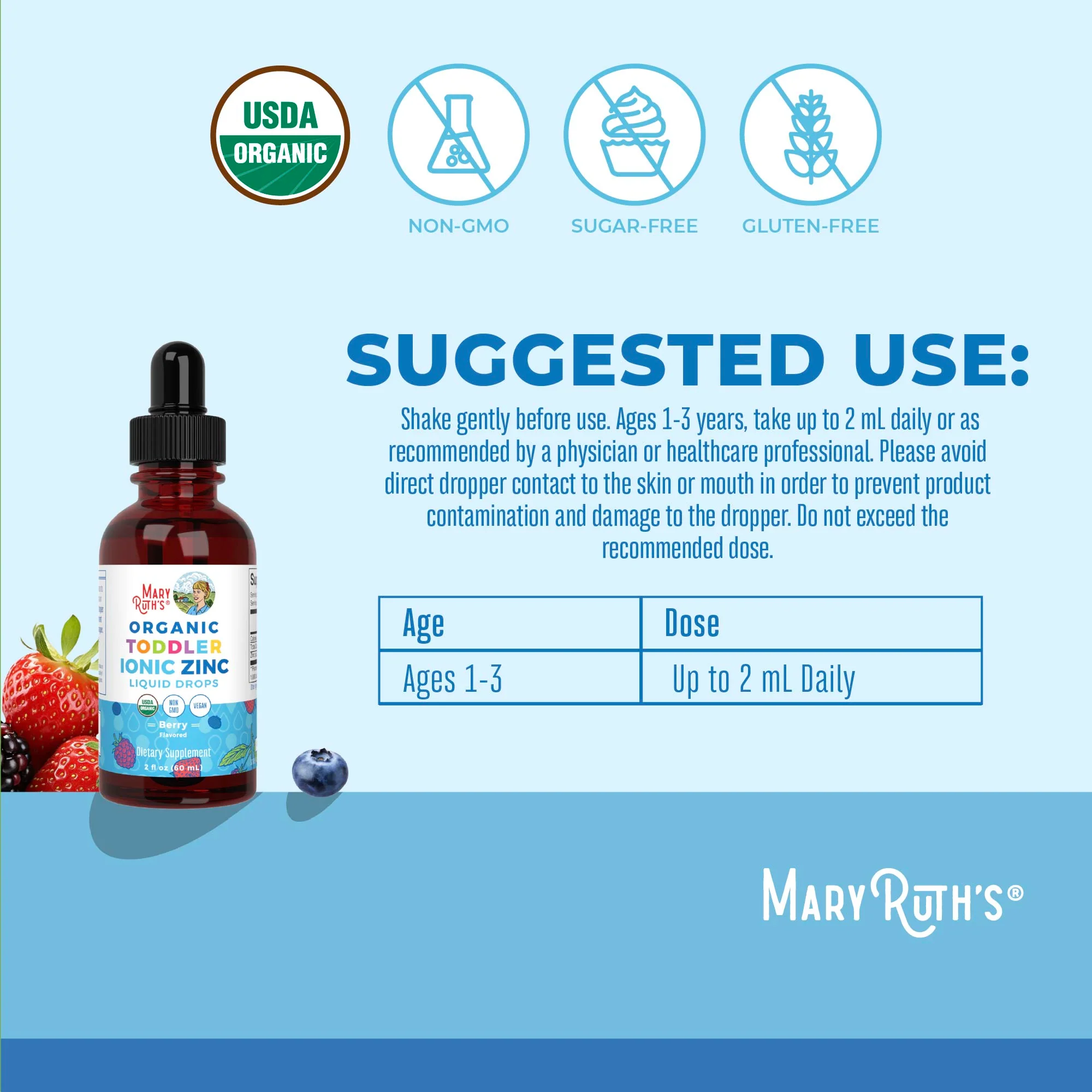 Organic Toddler Ionic Zinc Liquid Drops - Image 3