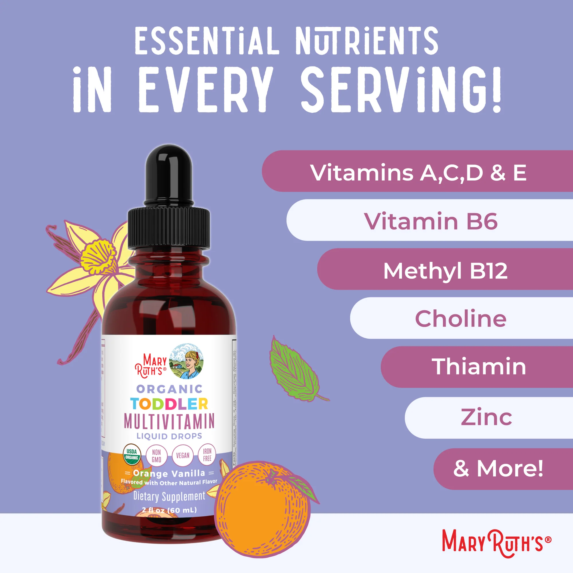 Organic Toddler Multivitamin Liquid Drops - Image 7