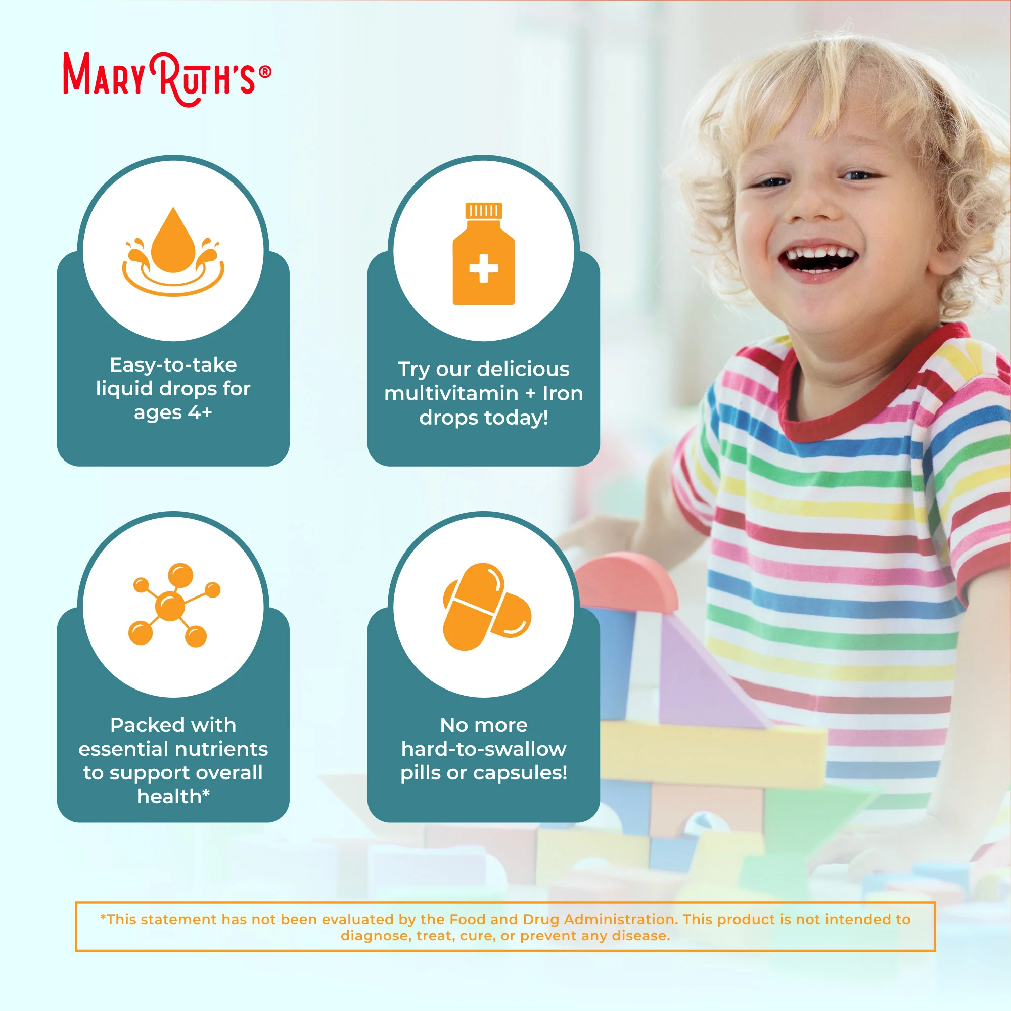 Organic Toddler Multivitamin Liquid Drops With Iron - Image 6