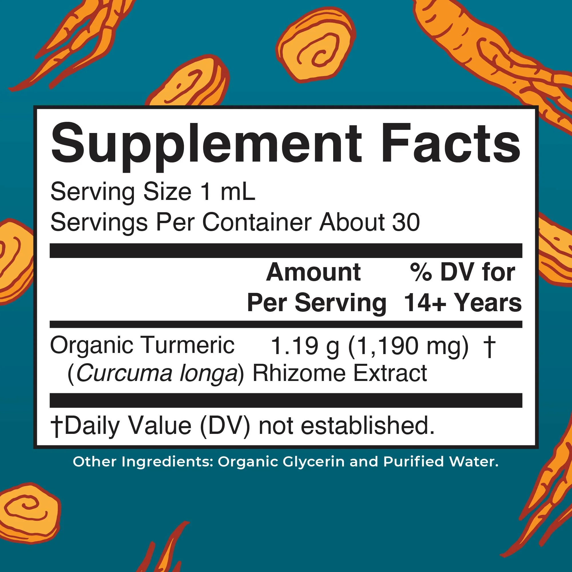 Organic Turmeric Herbal Drops - Image 2