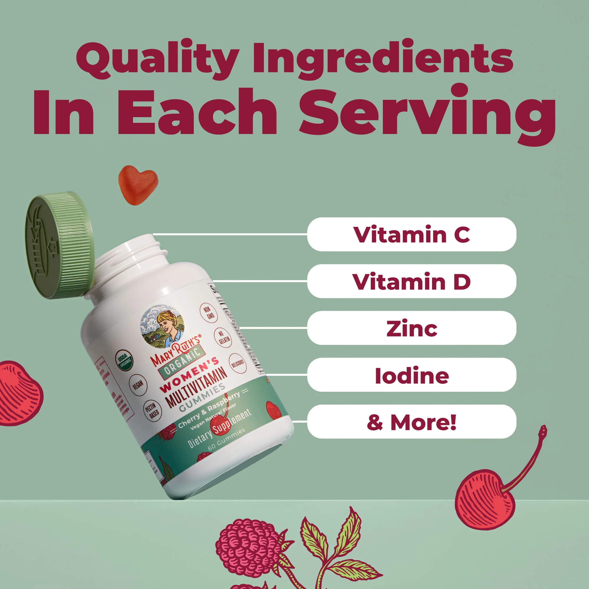 Organic Women's Multivitamin Gummies - Image 5