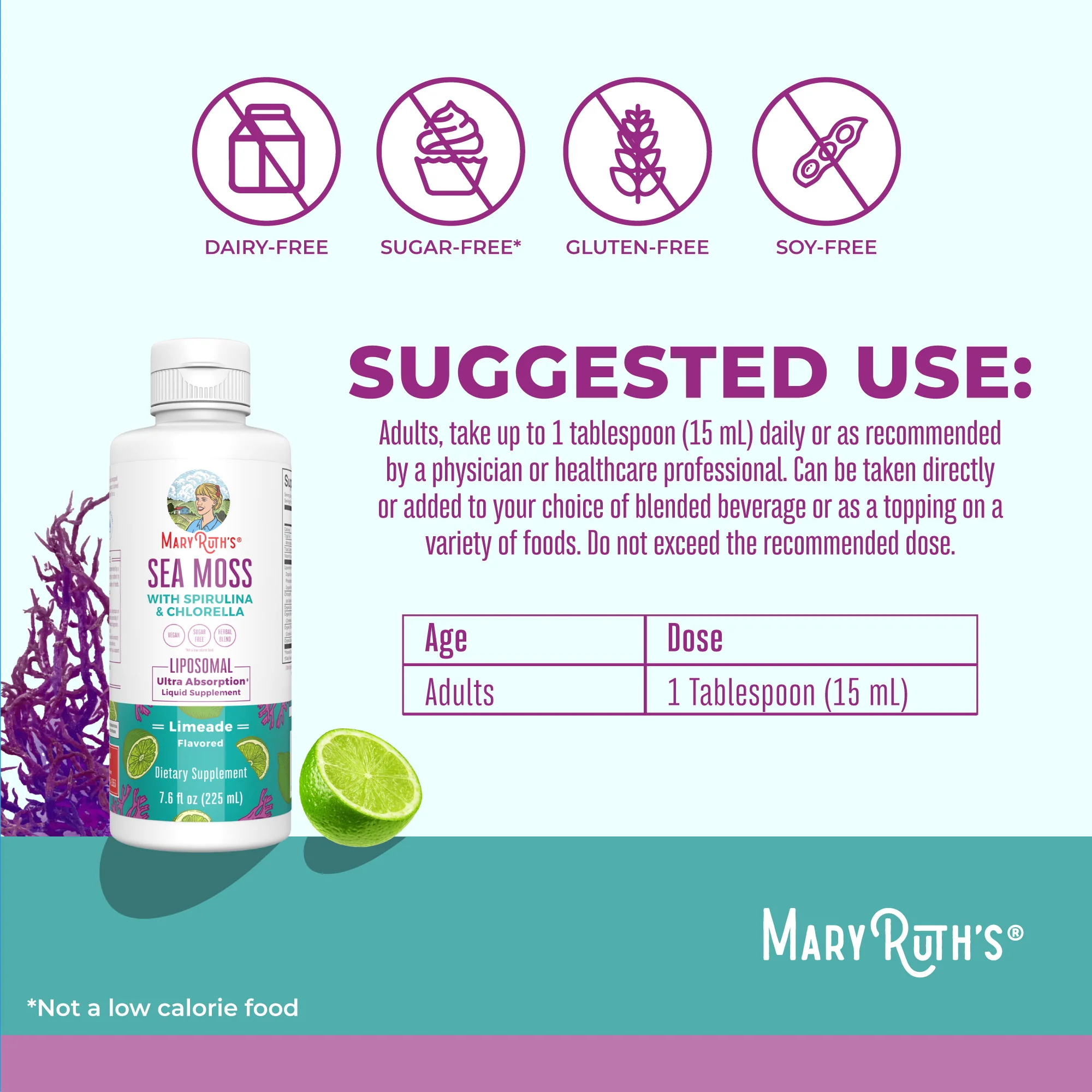 Sea Moss with Spirulina and Chlorella Liposomal - Image 3