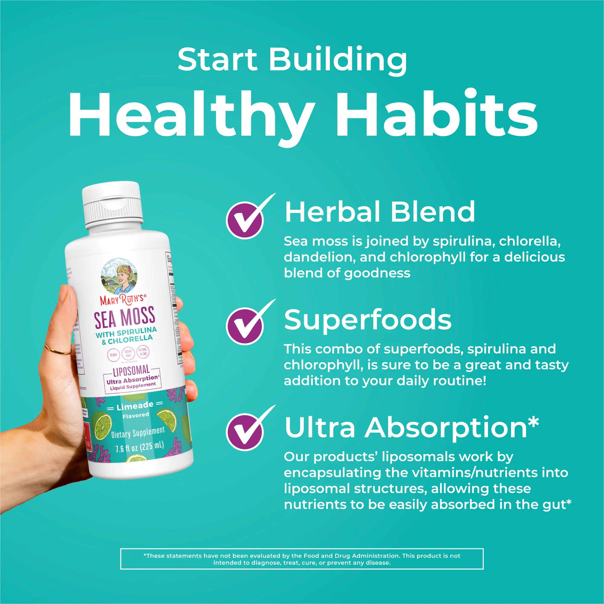 Sea Moss with Spirulina and Chlorella Liposomal - Image 5