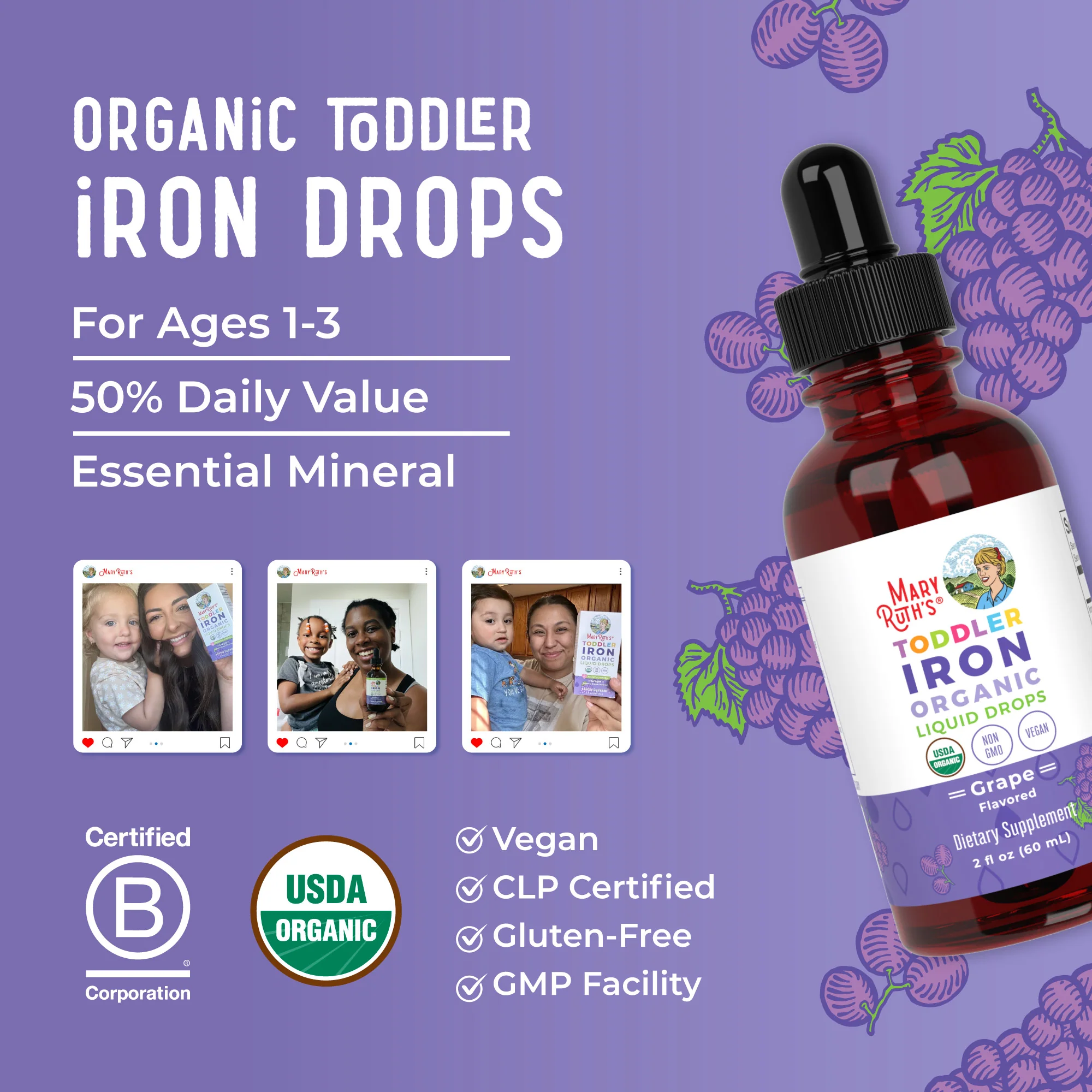 Organic Toddler Iron Liquid Drops - Image 8