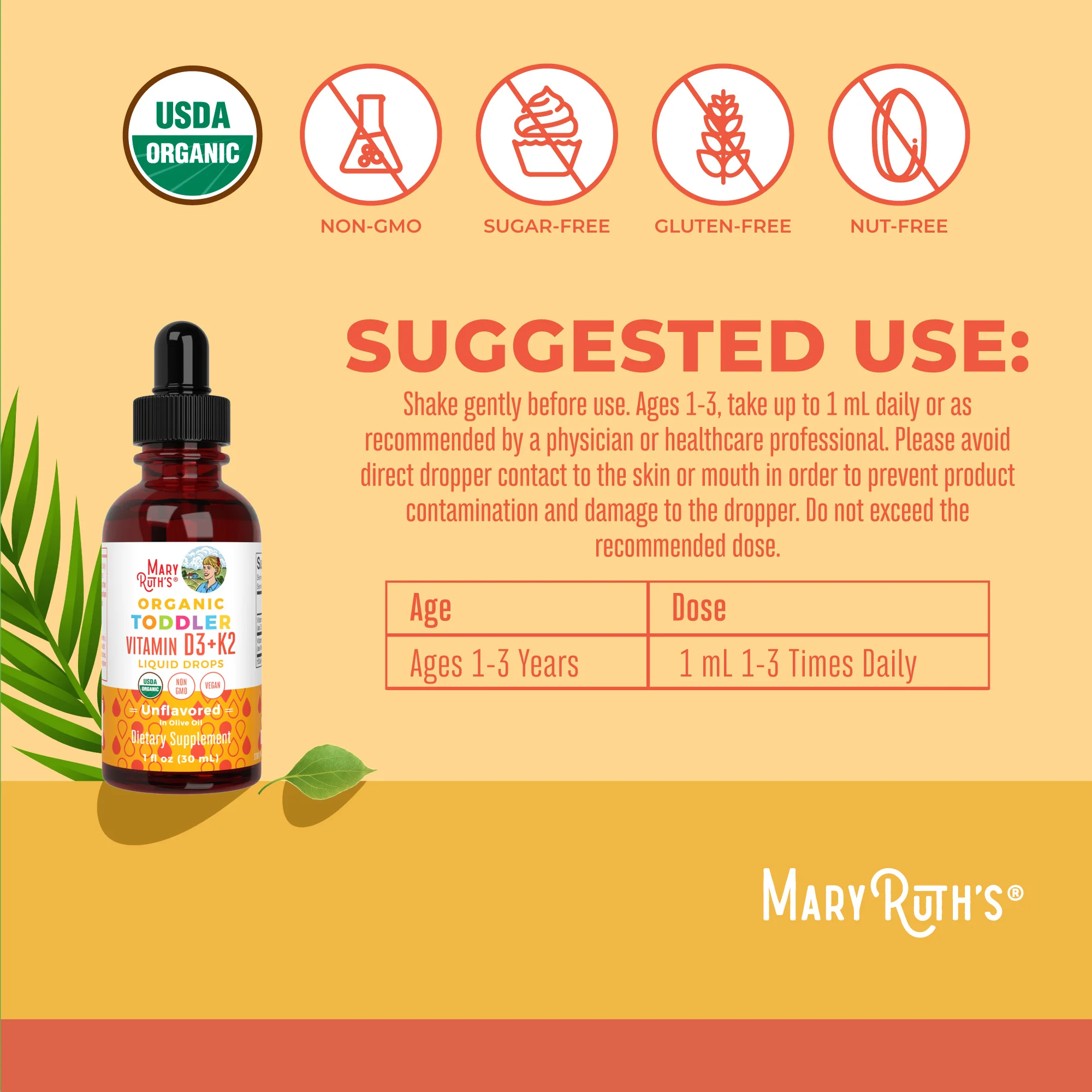 Toddler Vitamin D3+K2 Liquid Drops - Image 3