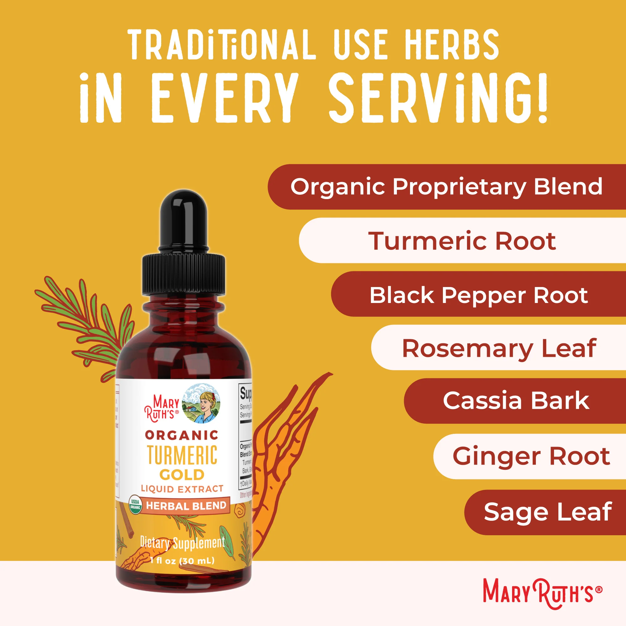 Organic Turmeric Gold Herbal Blend Liquid Drops - Image 7