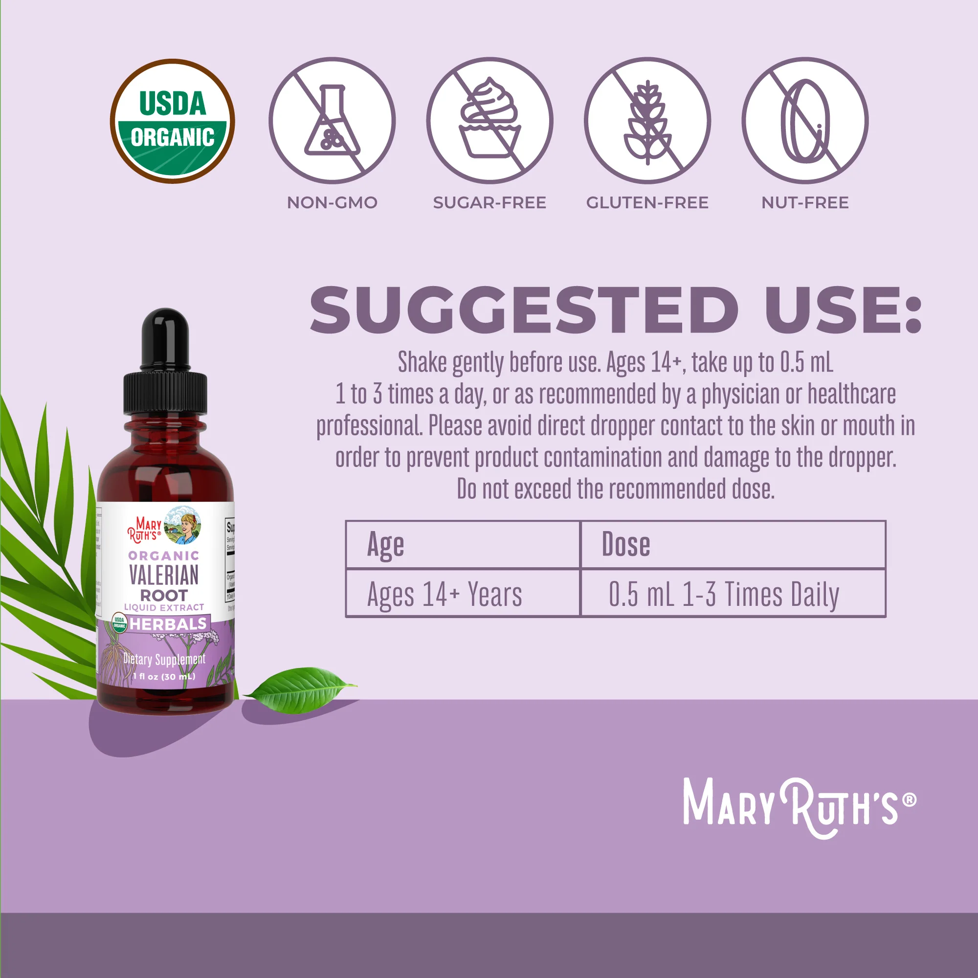 Organic Valerian Root Liquid Drops - Image 3