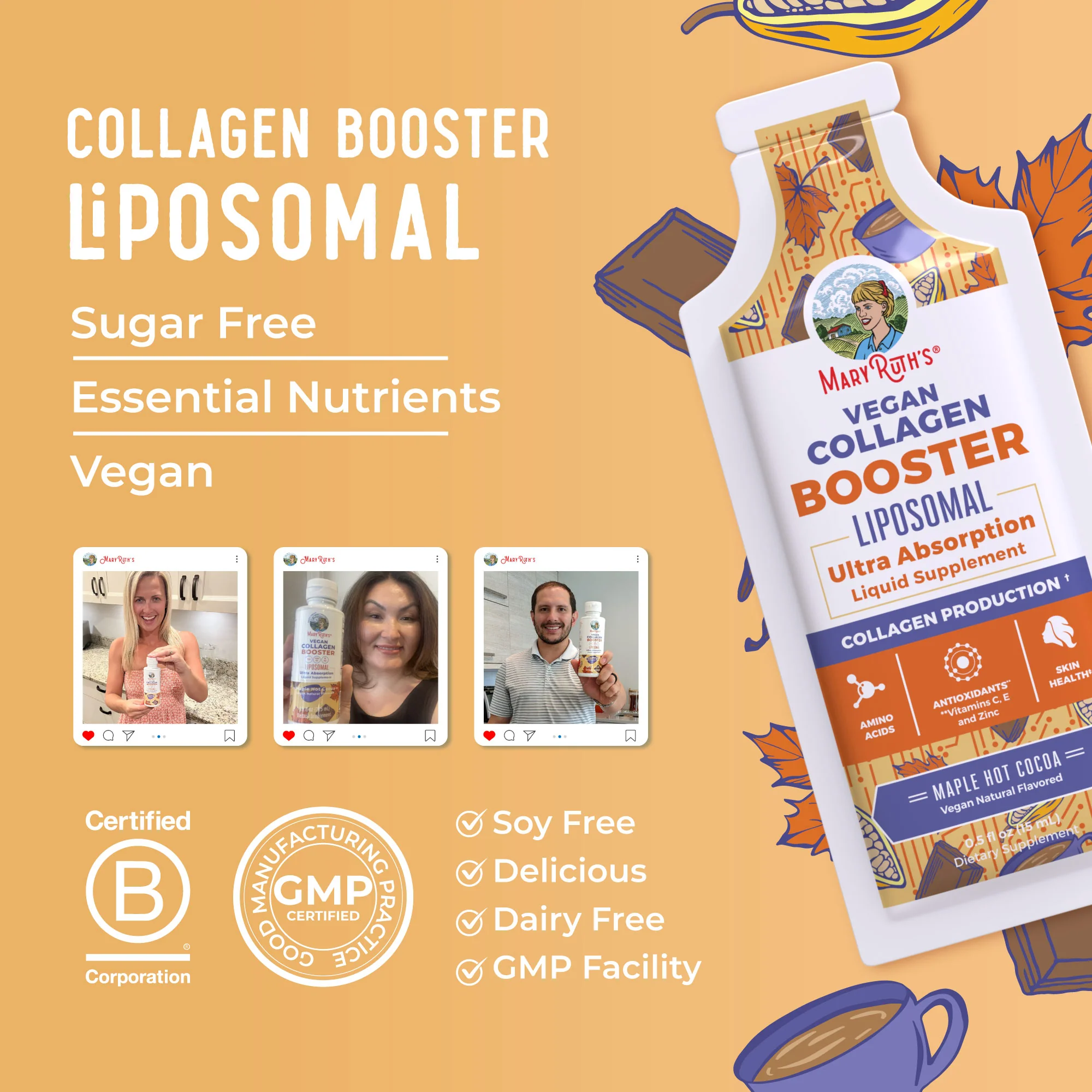Vegan Collagen Booster Liposomal Pouches - Image 8