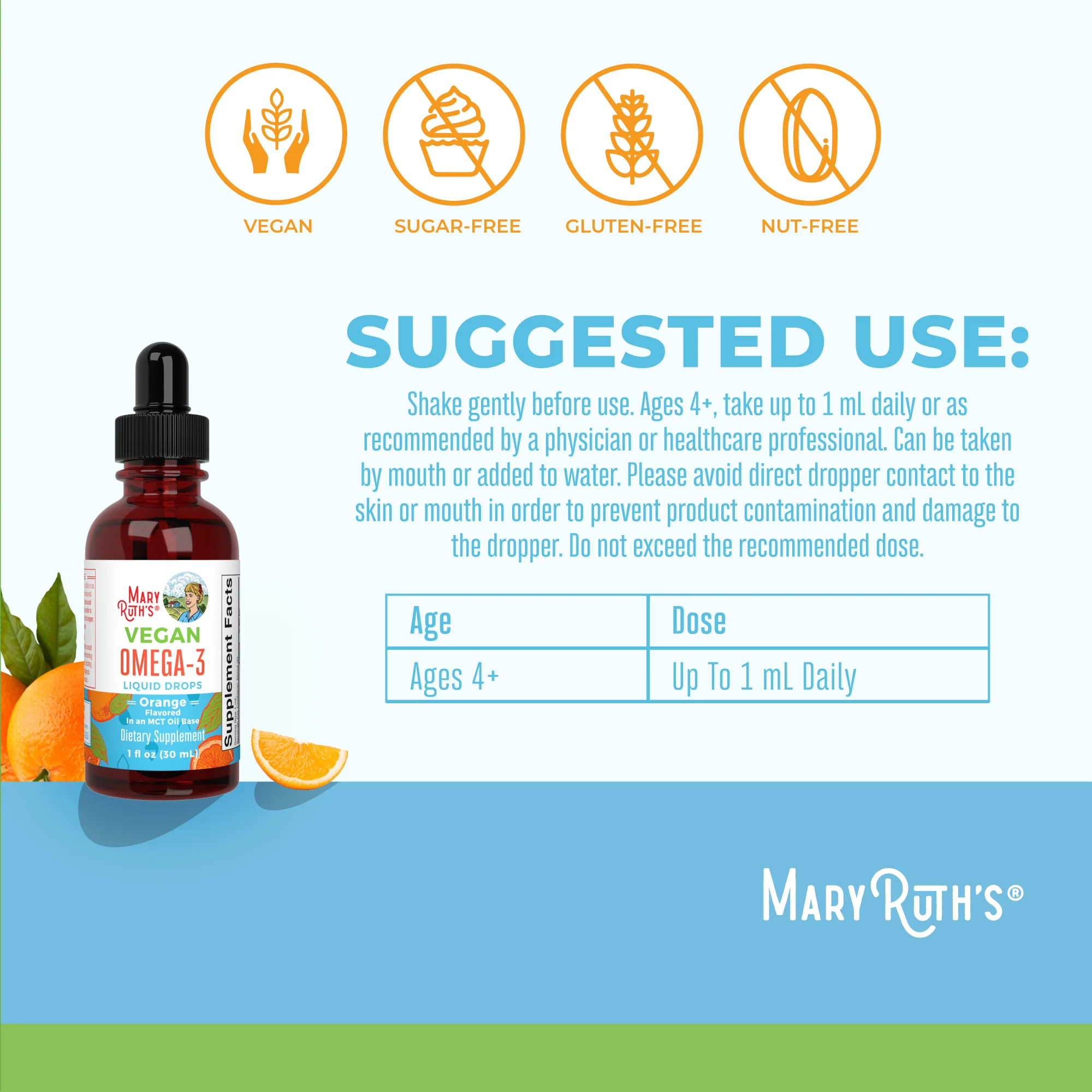 Vegan Omega-3 Liquid Drops - Image 3