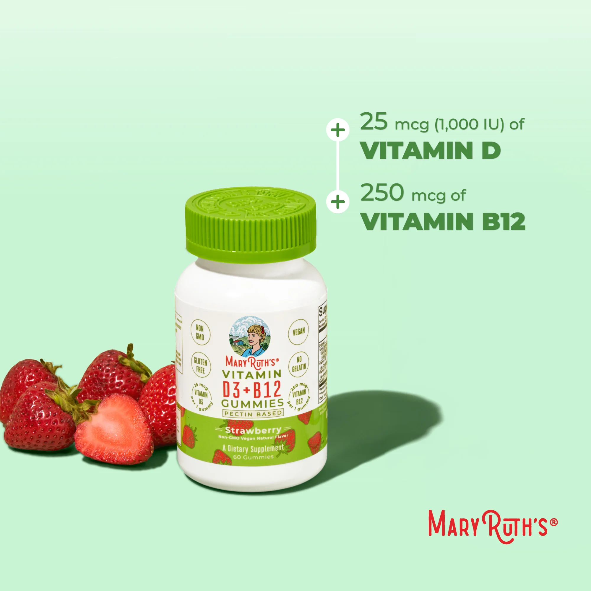 D3 + B12 Gummies (Strawberry) - Image 7