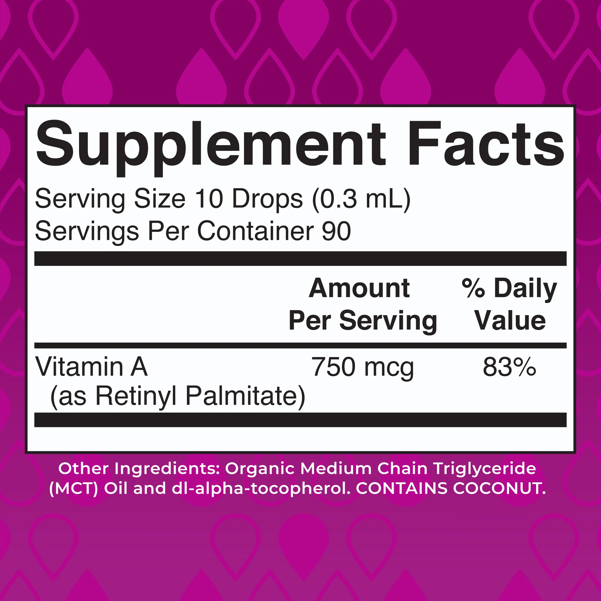 Vitamin A Organic Liquid Drops - Image 2
