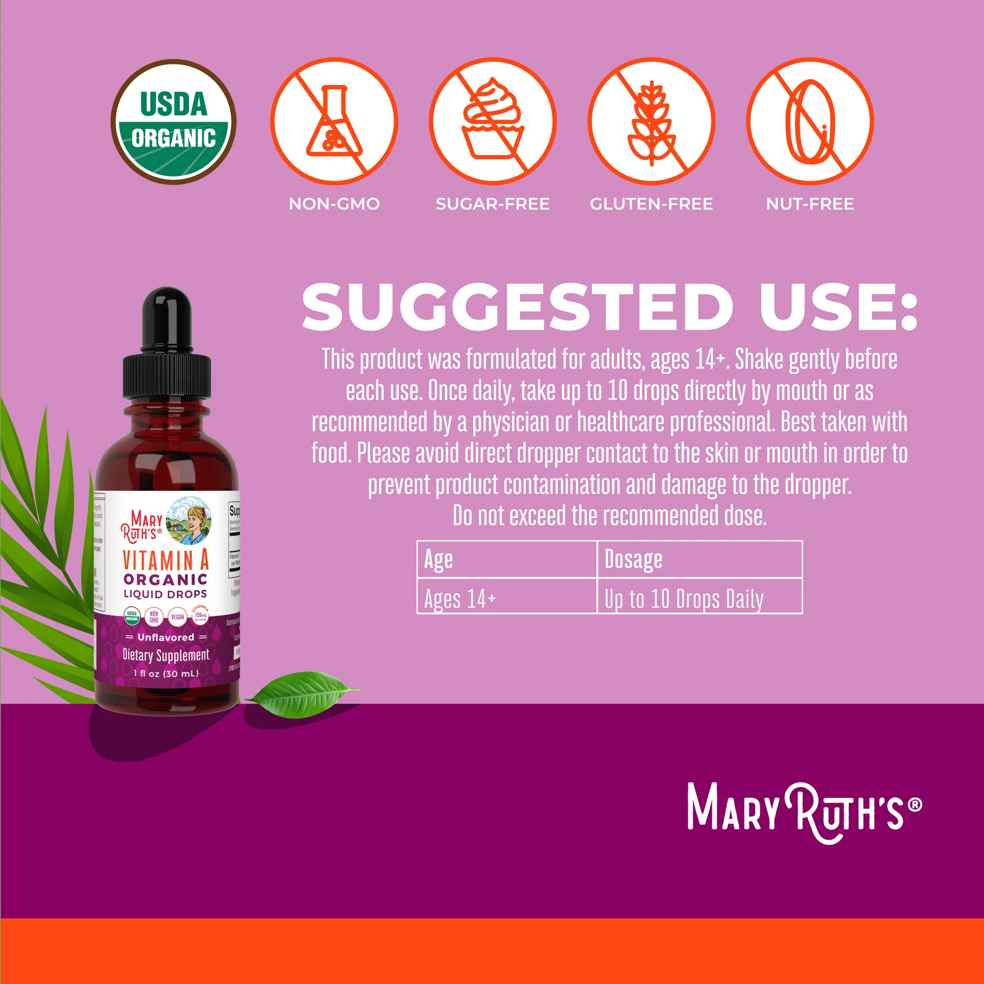 Vitamin A Organic Liquid Drops - Image 3
