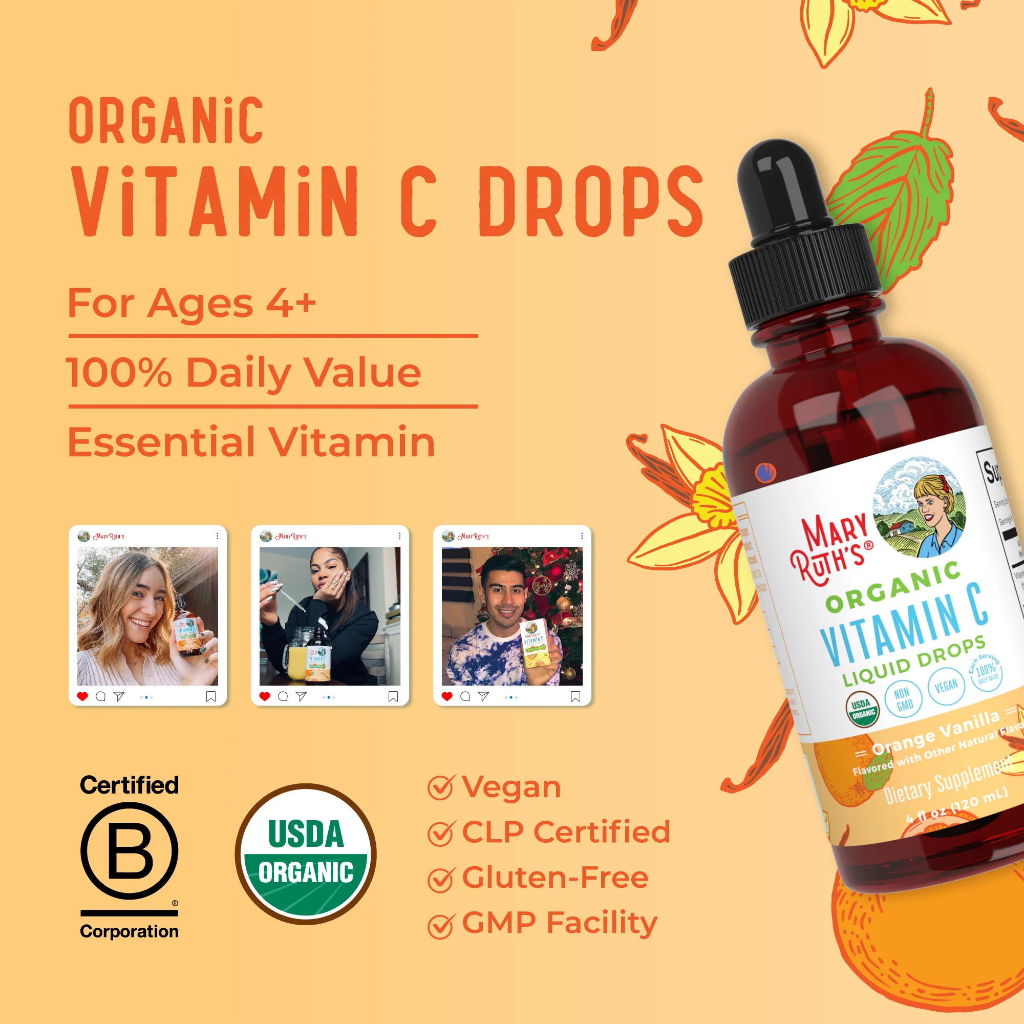 Organic Vitamin C Liquid Drops - Image 8