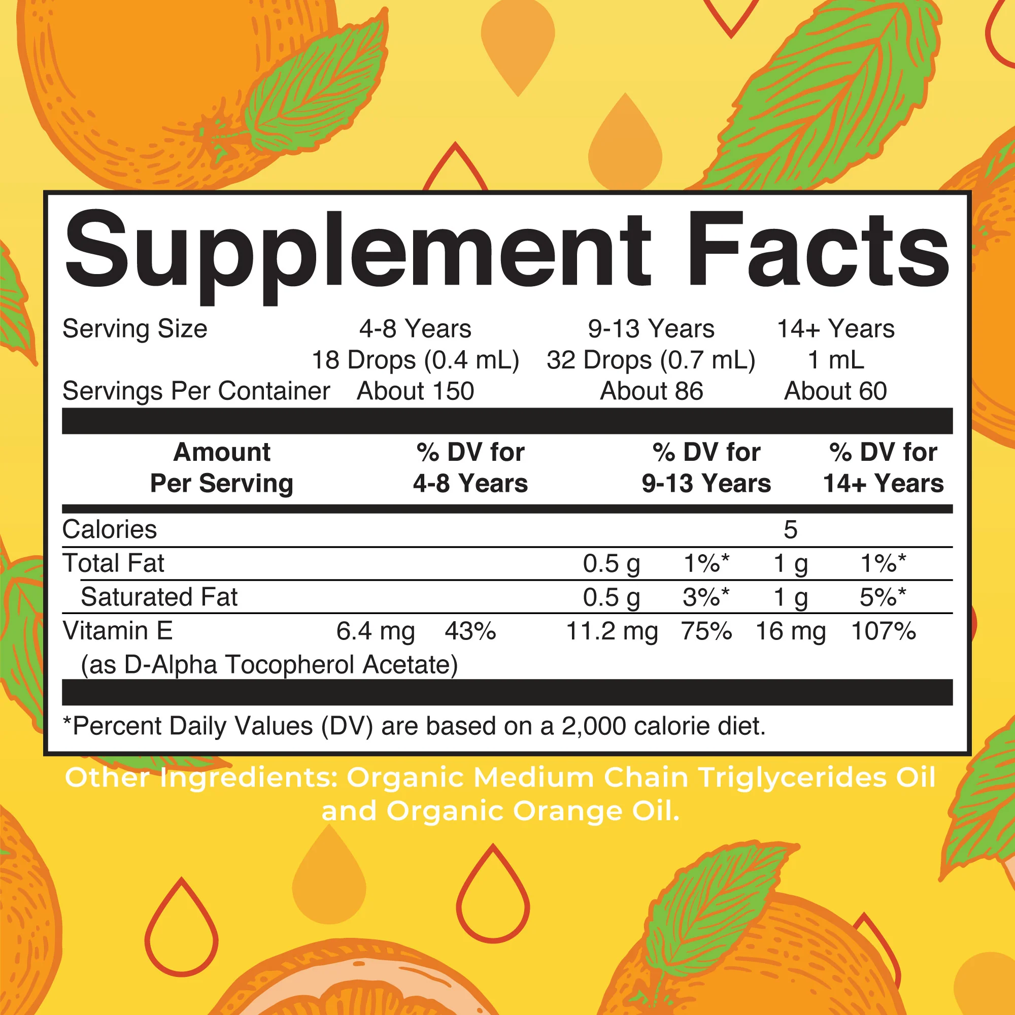 Vitamin E Organic Liquid Drops - Image 2