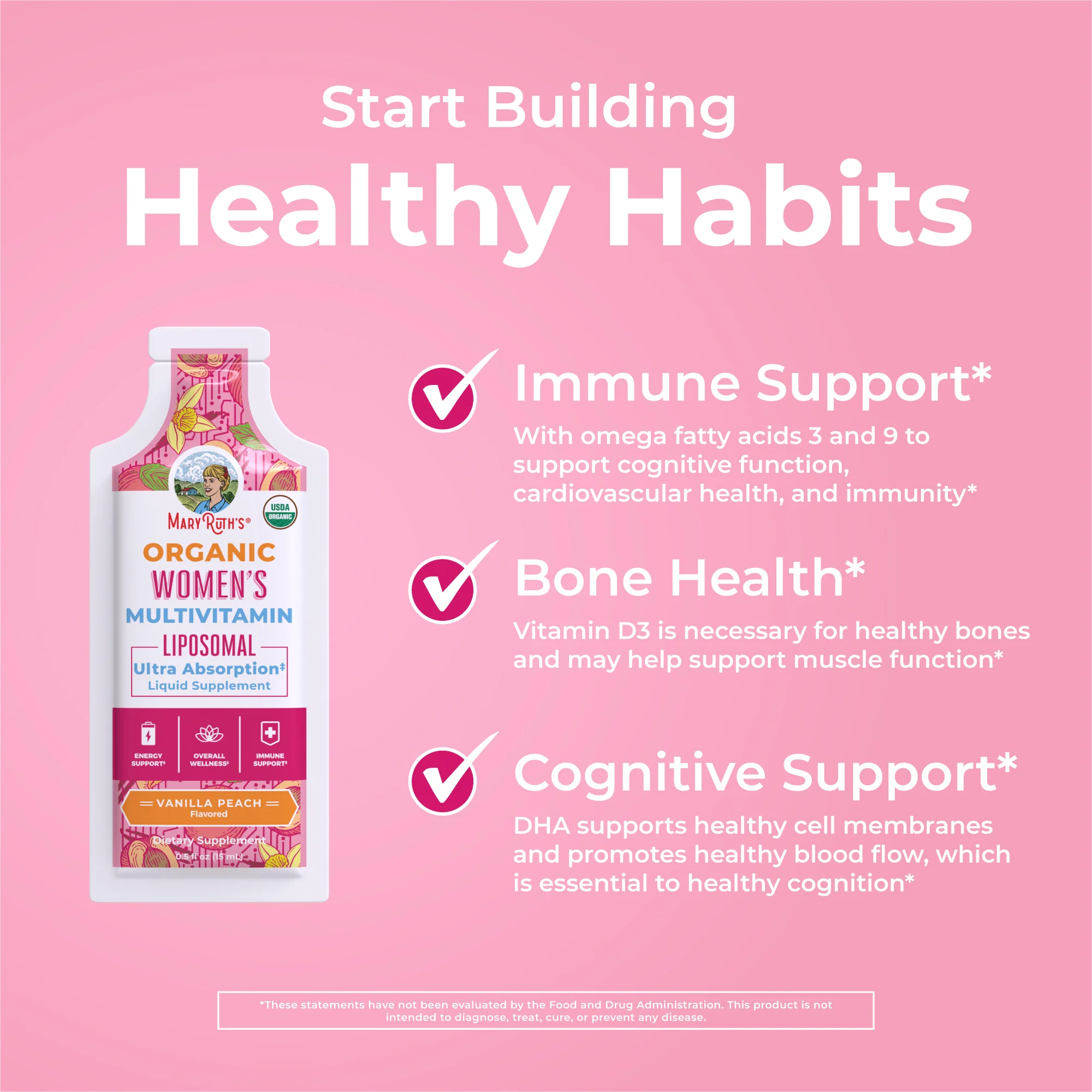 Women's Organic Multivitamin Liposomal Pouches - Image 5